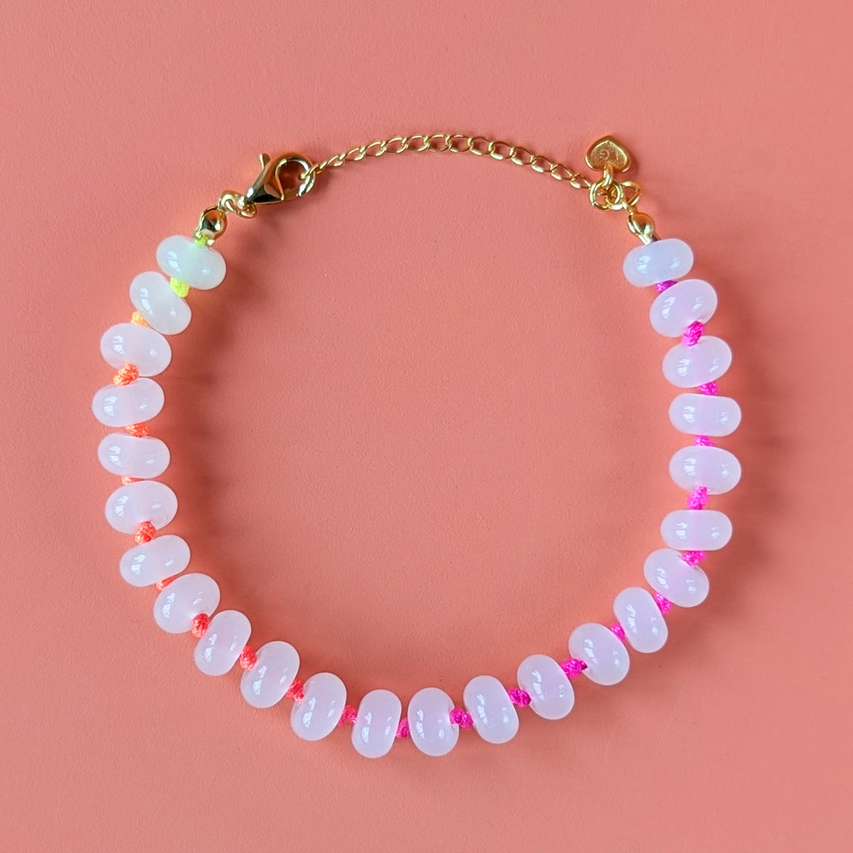 Gold Colour Pop Aurora Beaded Bracelet