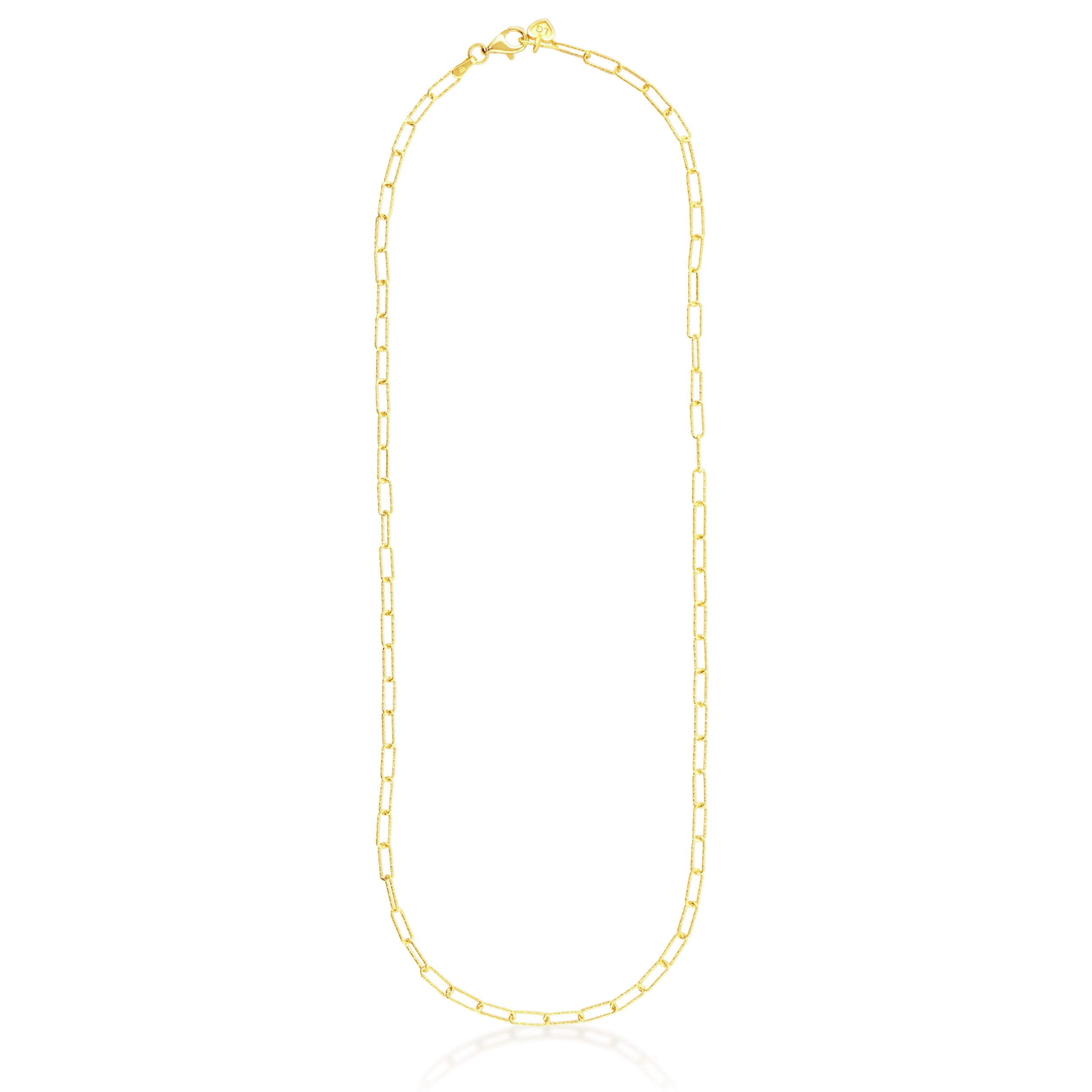 Gold Ocean Siren Link Chain Necklace