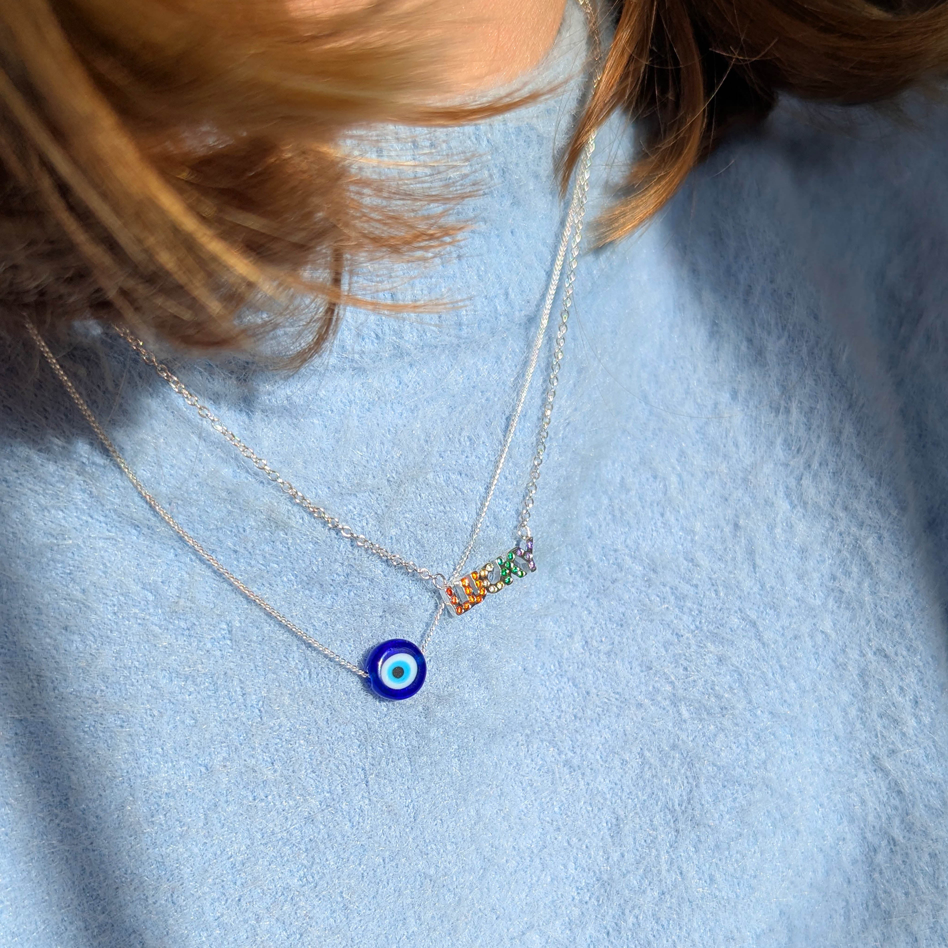 Gold Happy Go Lucky Gemstone Necklace