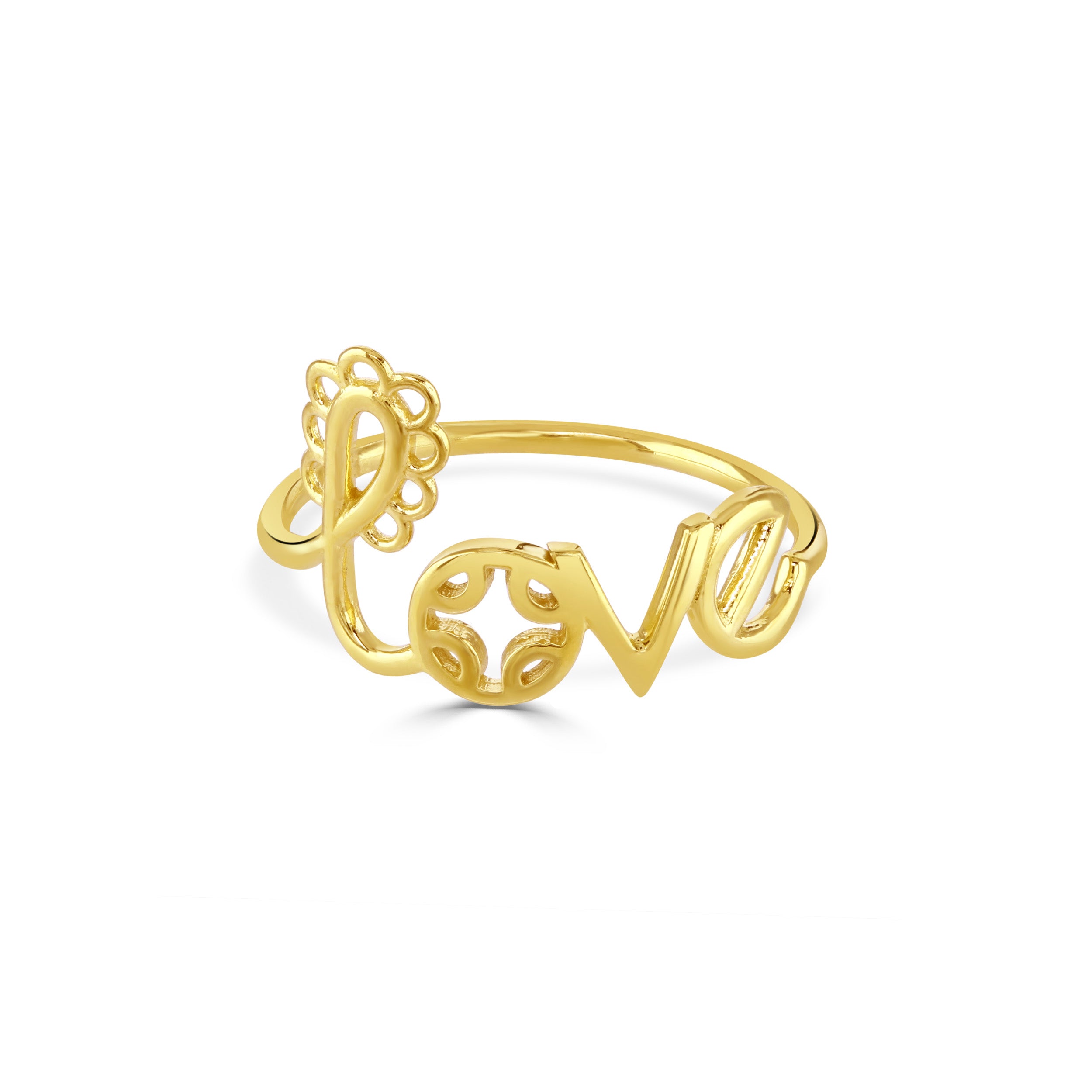 Gold Love Ring