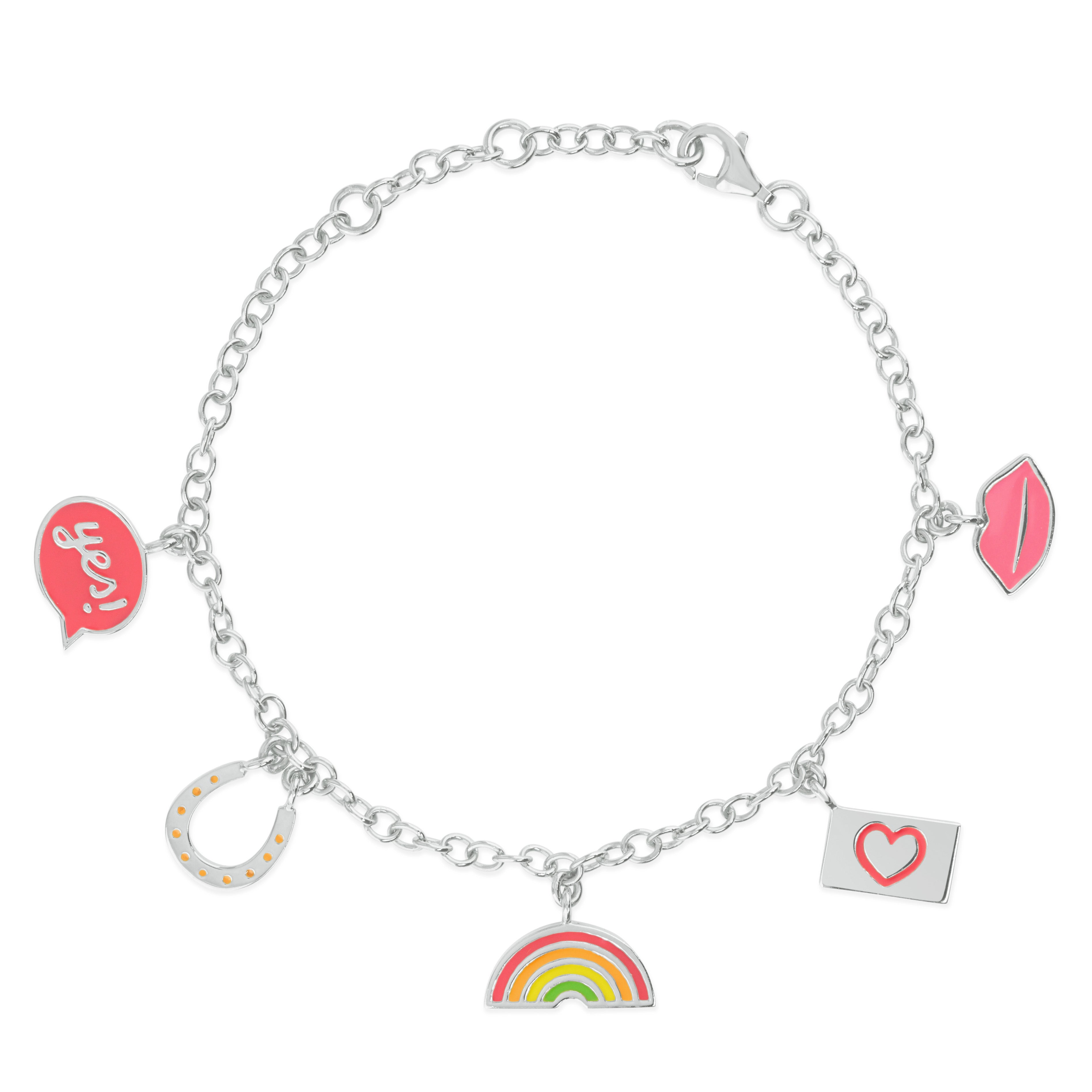 Silver Charm Bracelet