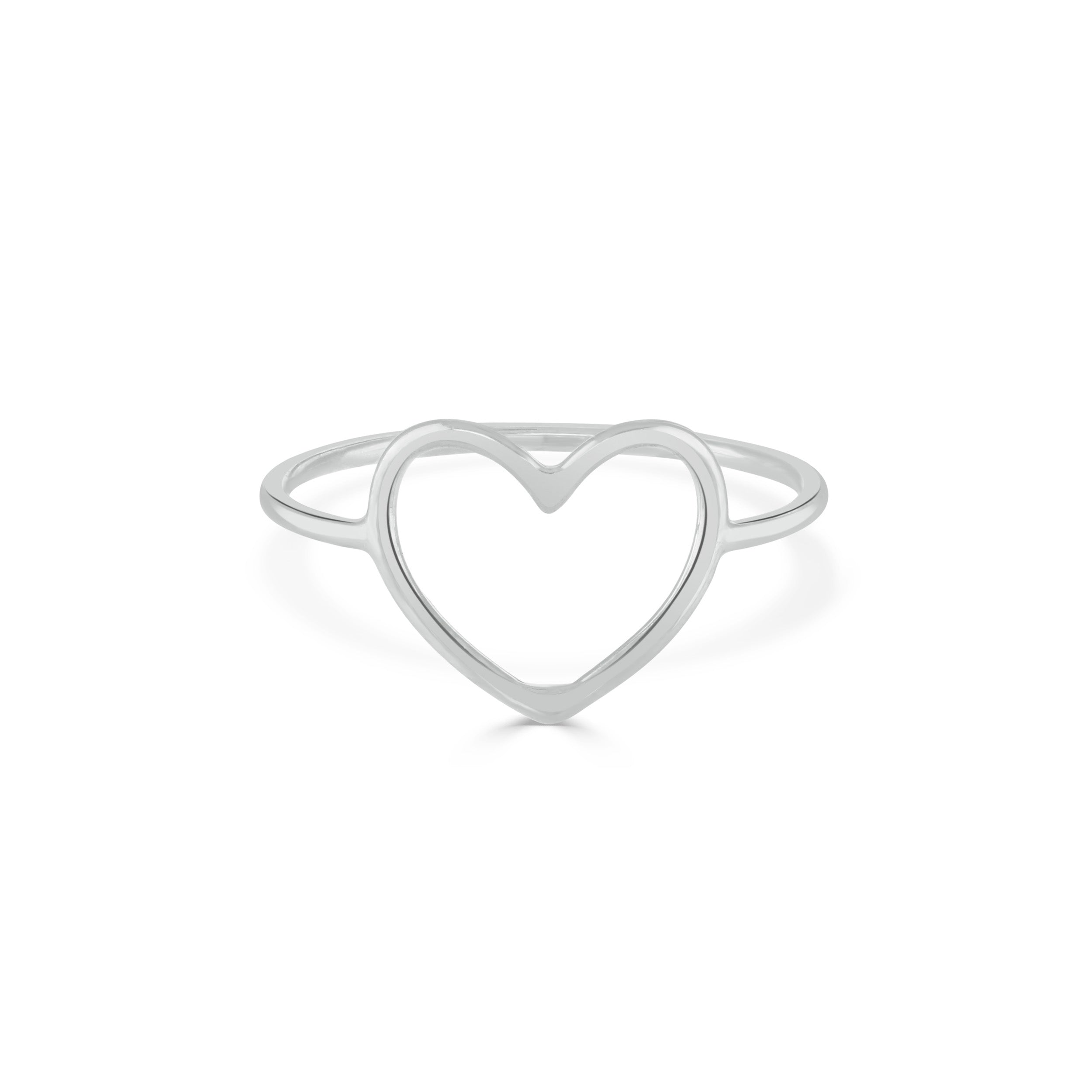 Silver Heart Ring