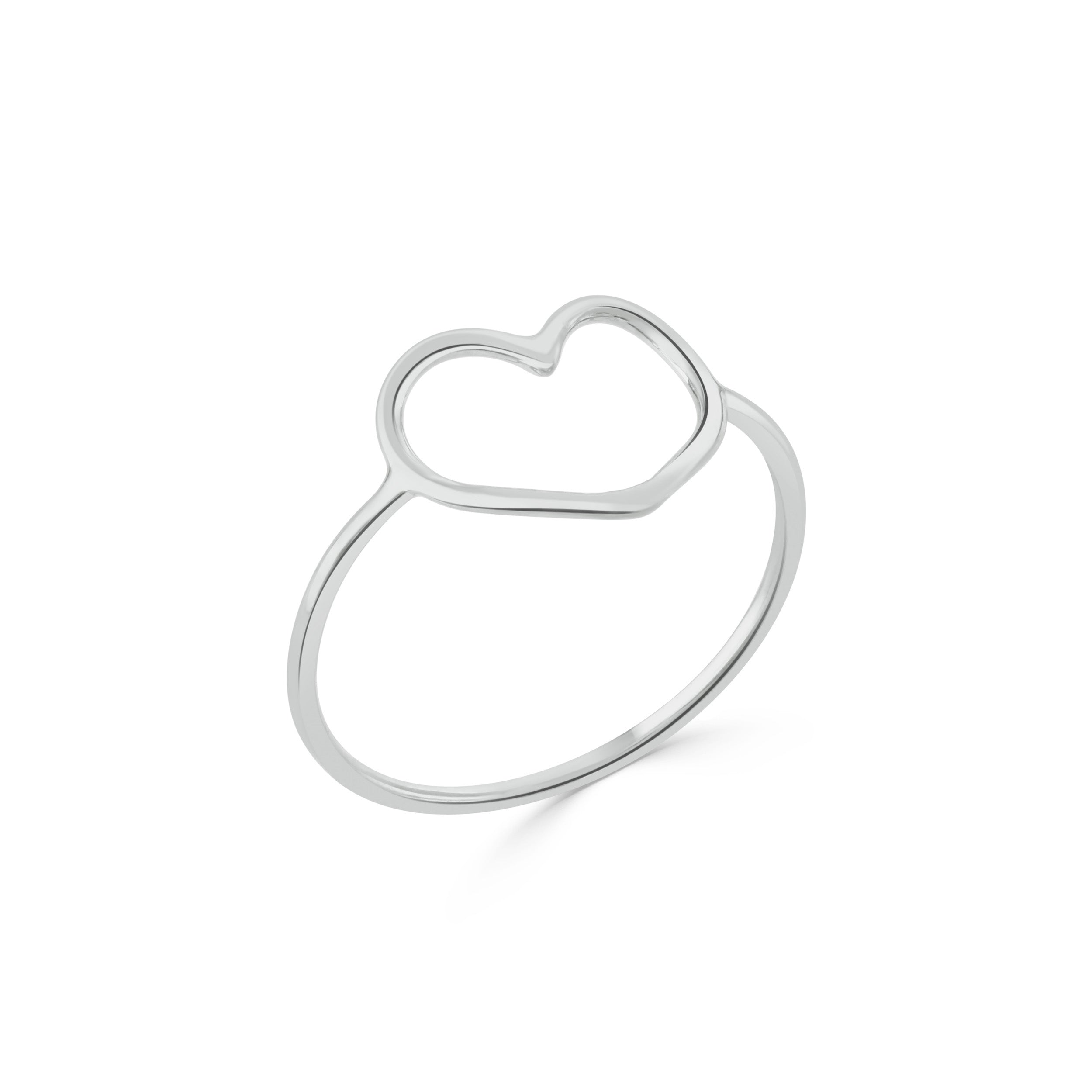 Silver Heart Ring