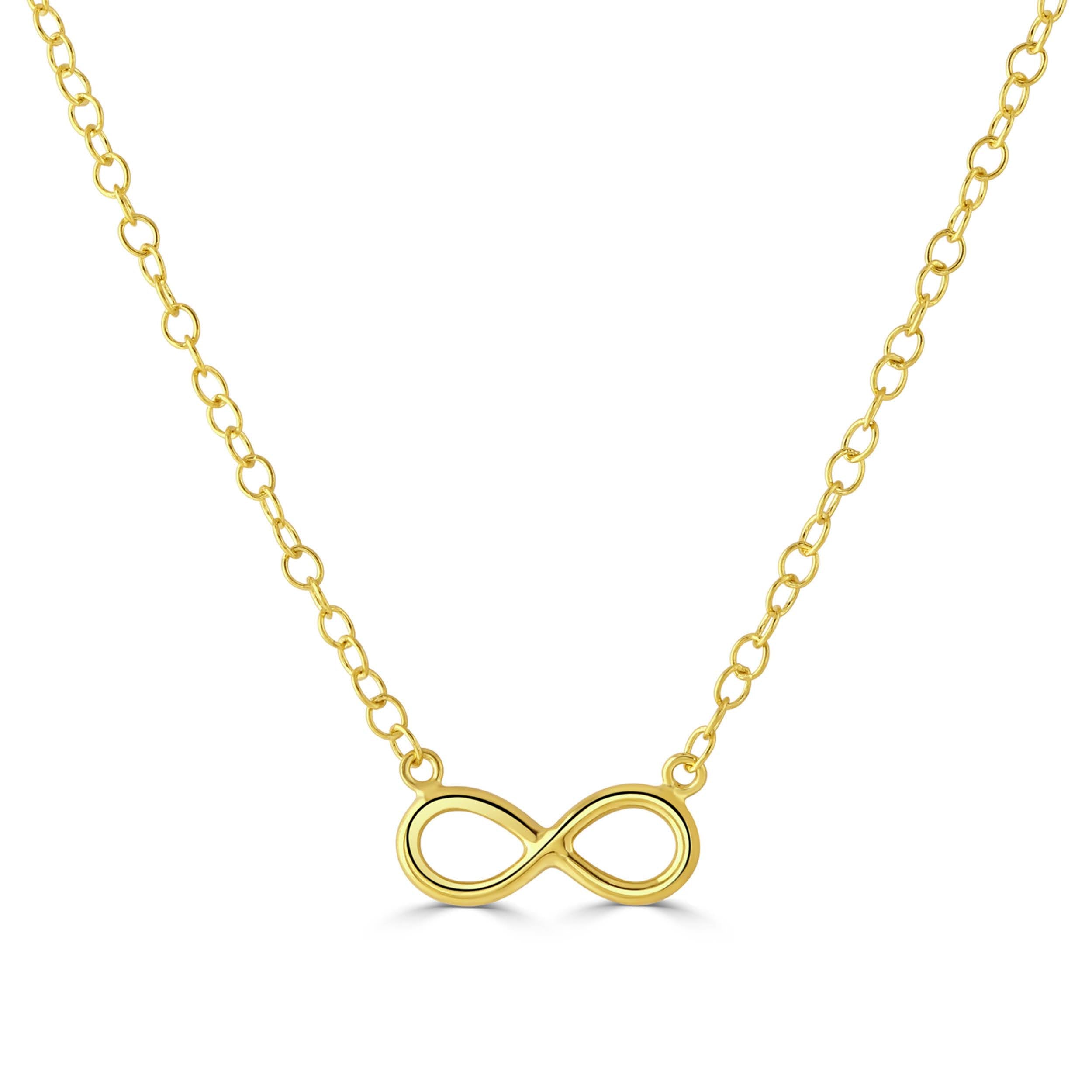 Gold Infinity Necklace 