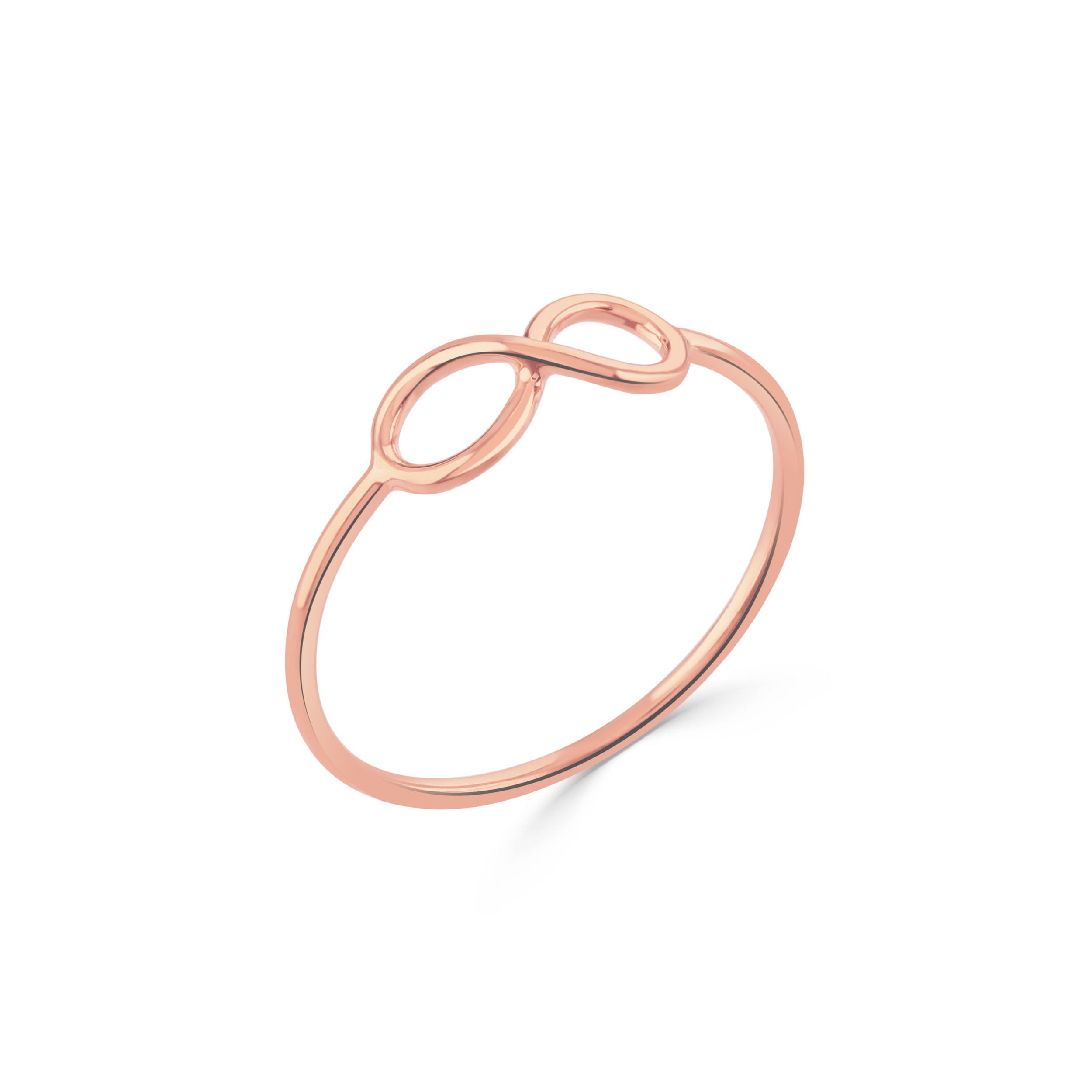 Rose Gold Infinity Ring