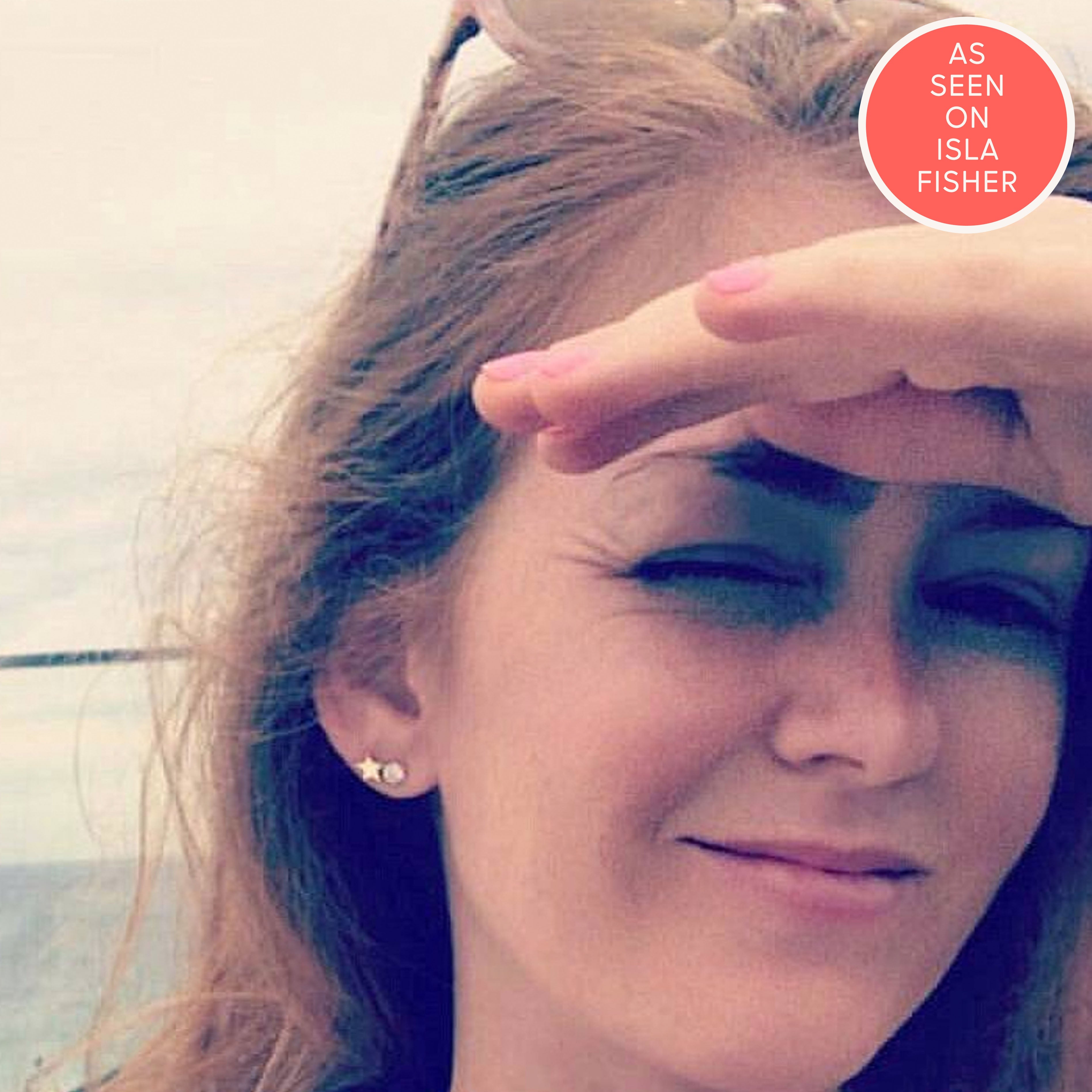 Gold Dainty Star Stud Earrings