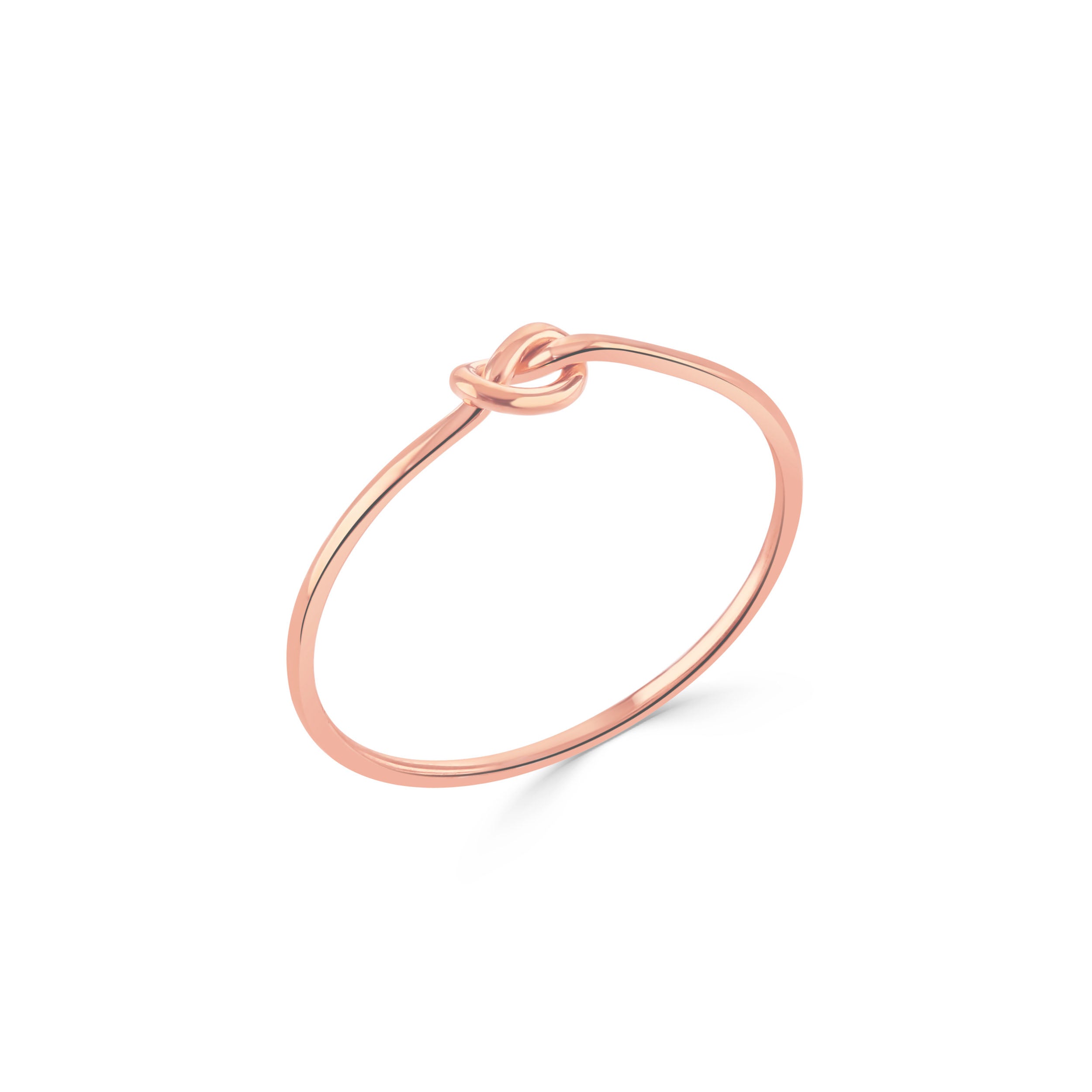  Rose Gold Knot Ring