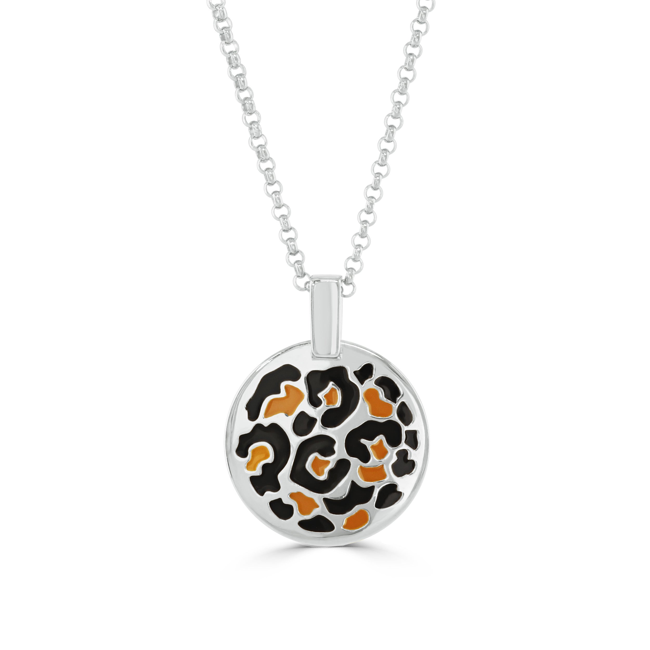 Silver Rachel Stevens Leopard Necklace