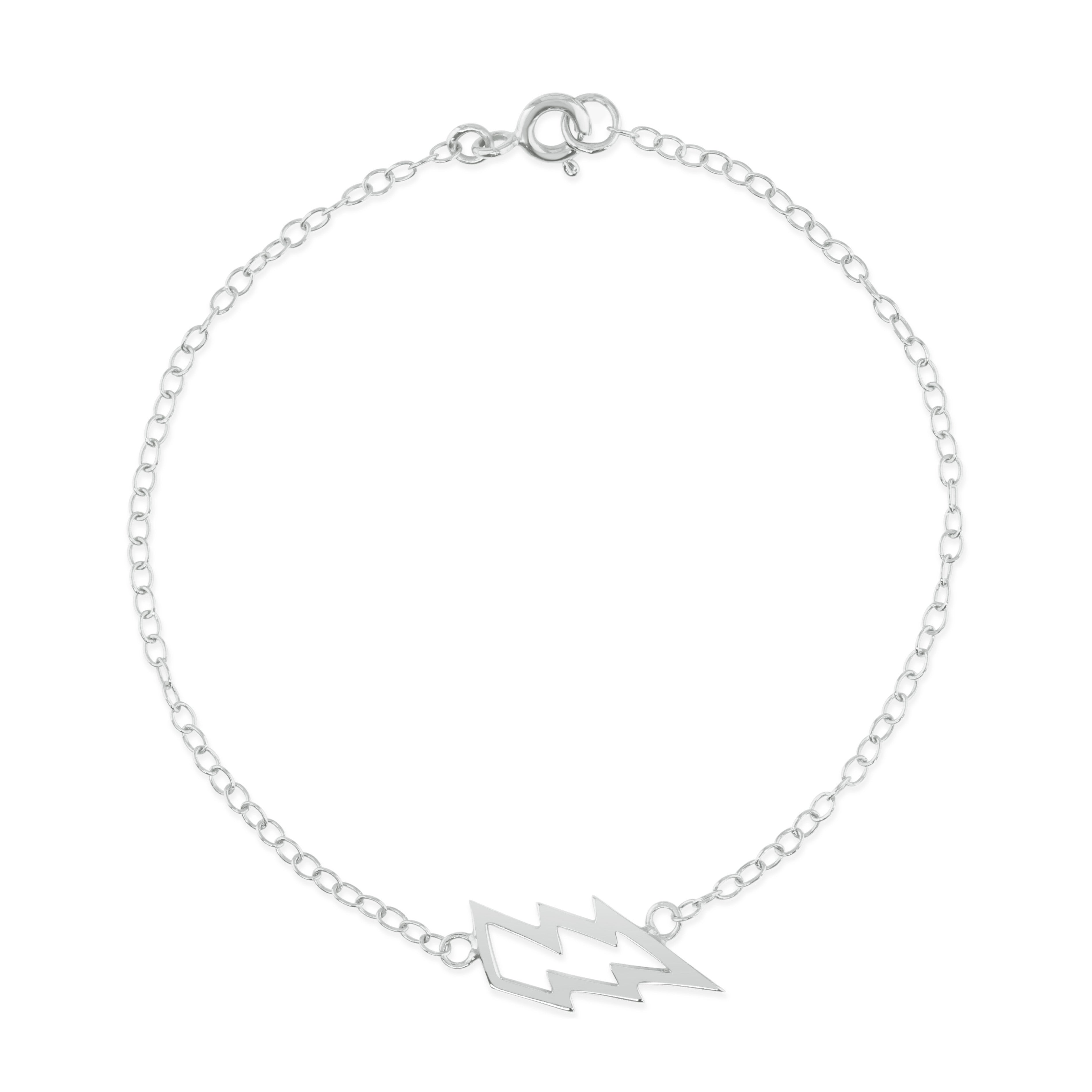 Silver Lightning Bracelet