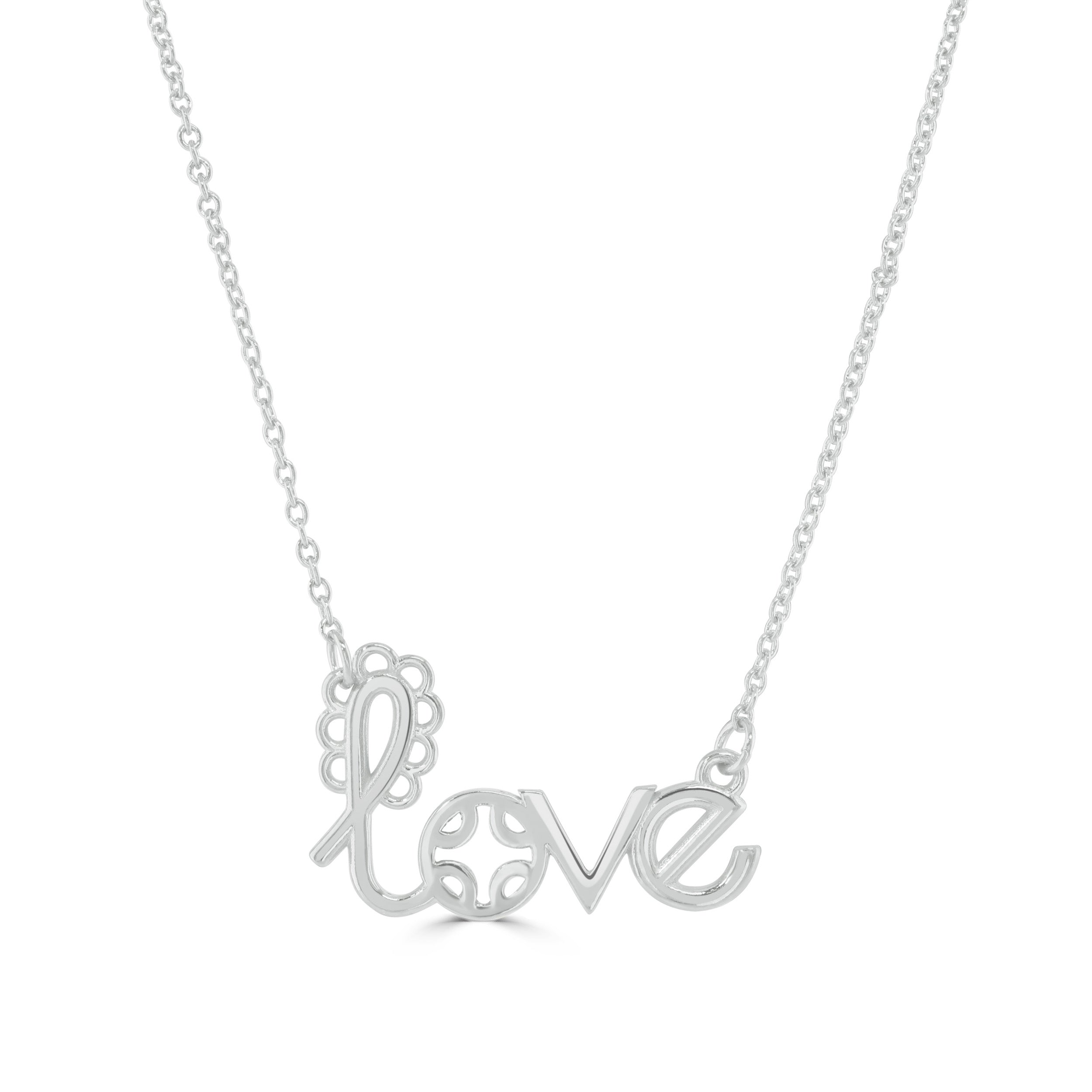 Silver Love Necklace