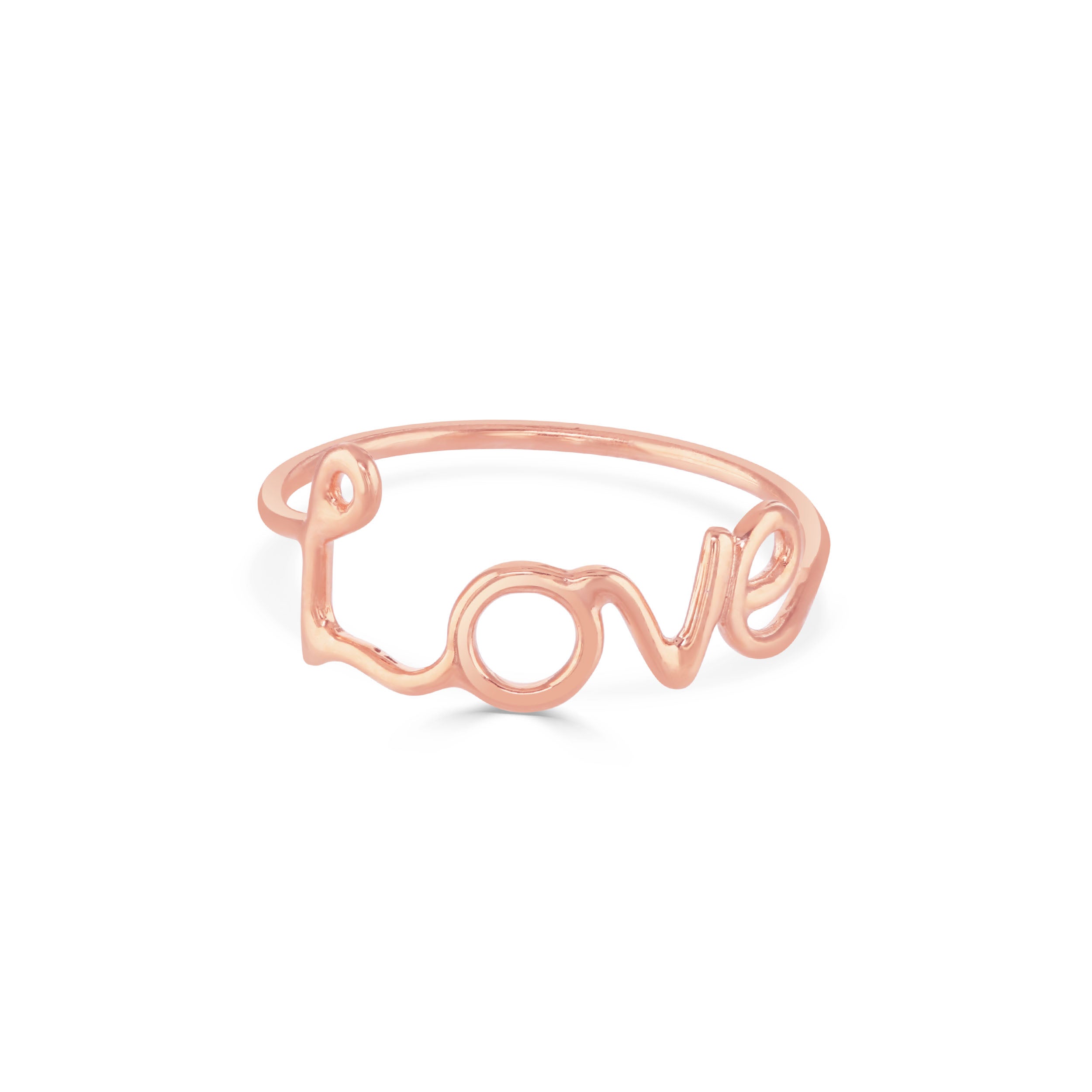 Rose Gold Love Ring