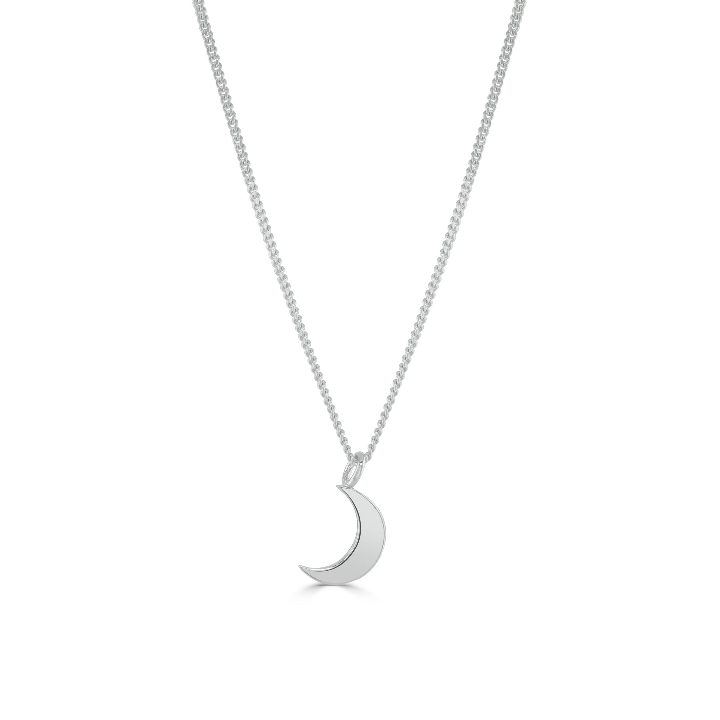Silver Moon Necklace