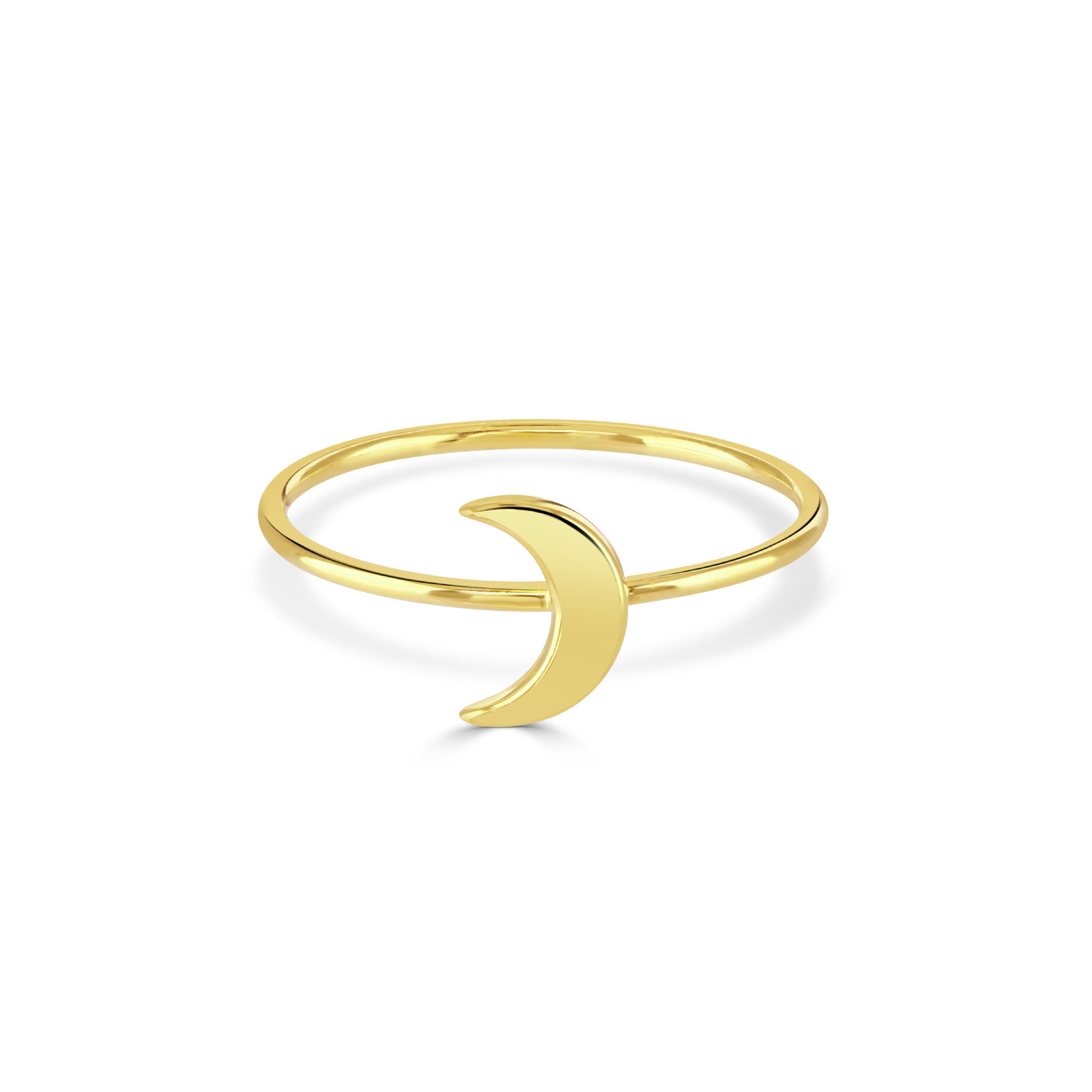 Gold Moon Stacking Ring