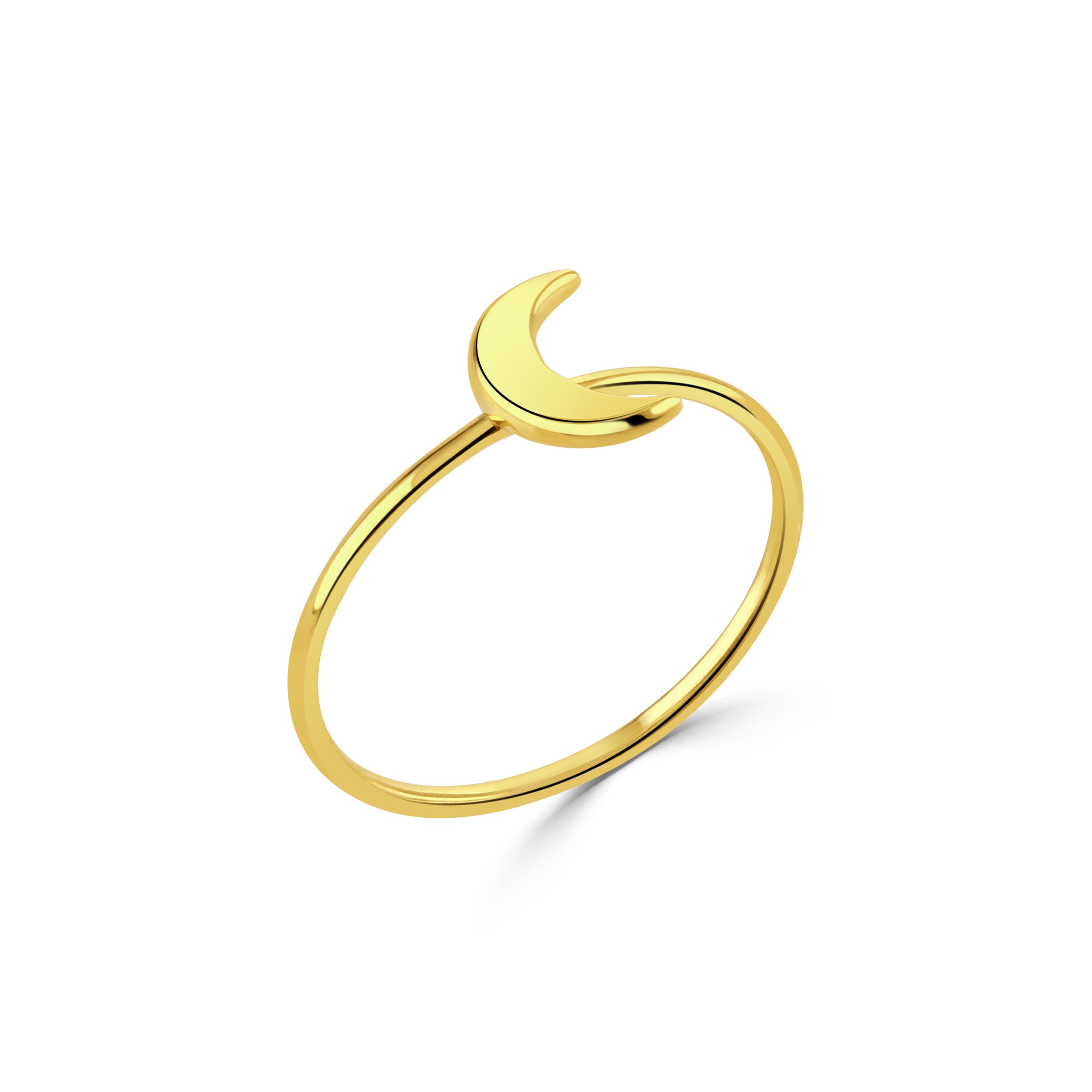 Gold Moon Stacking Ring
