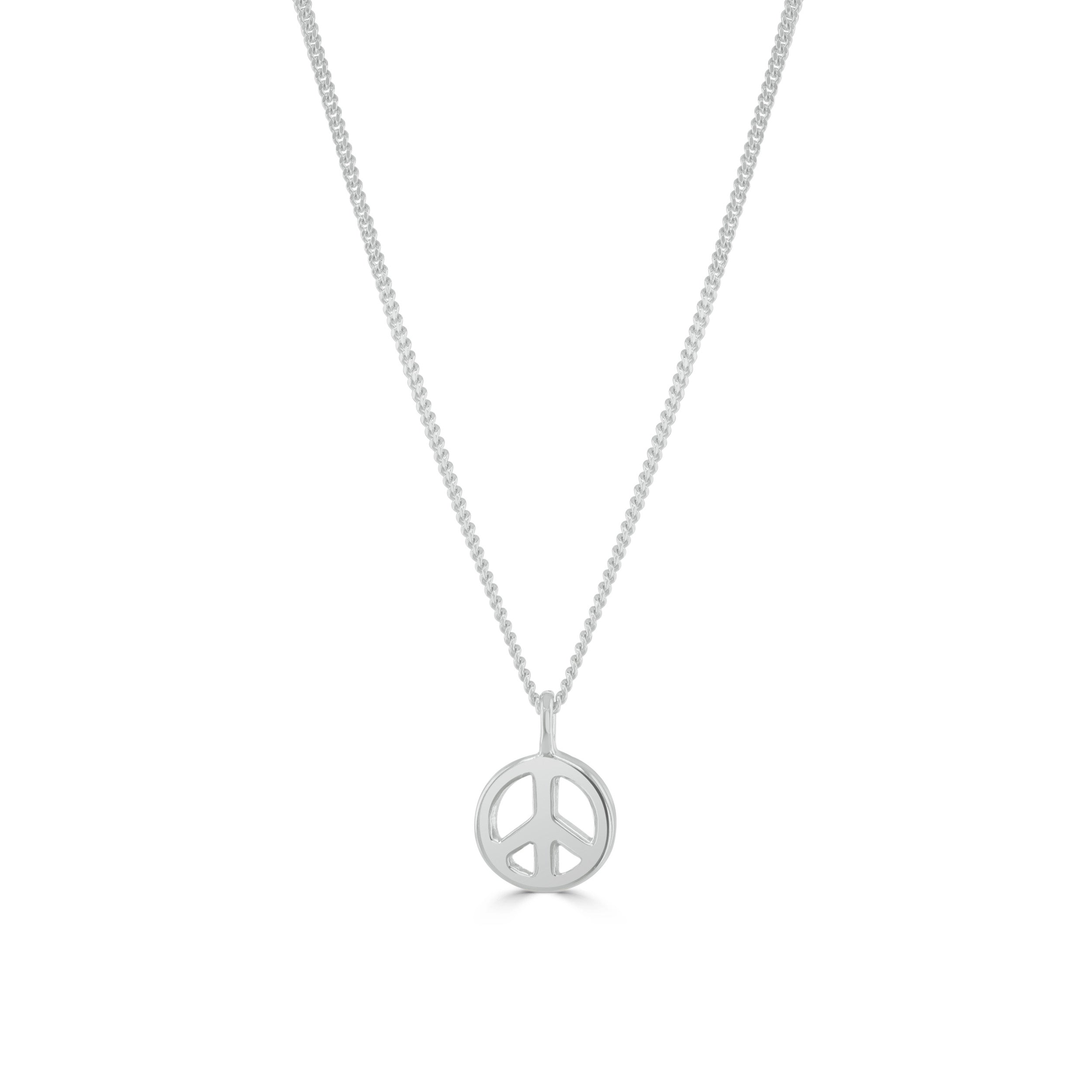 Silver Peace Necklace