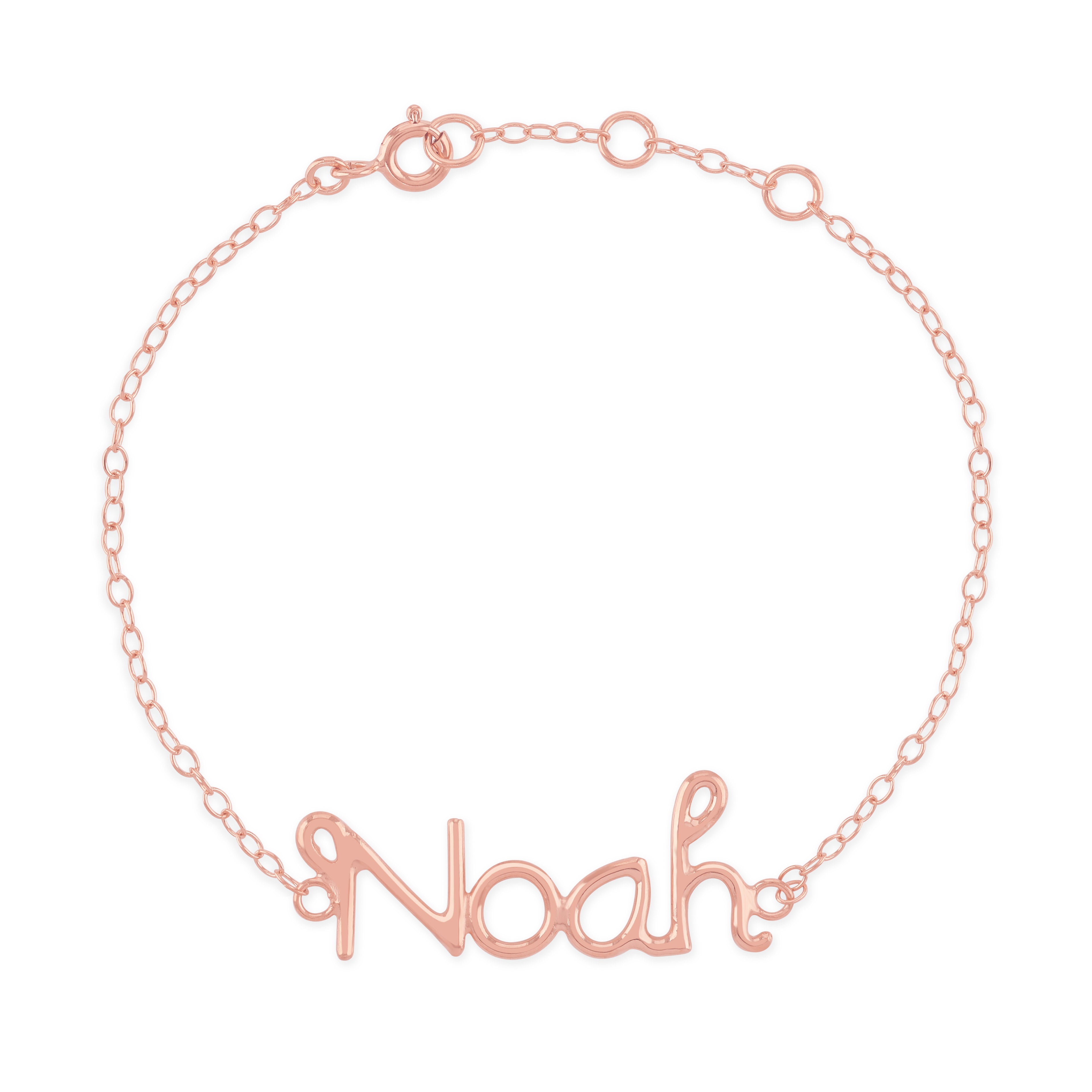 Rose Gold Personalised Bracelet