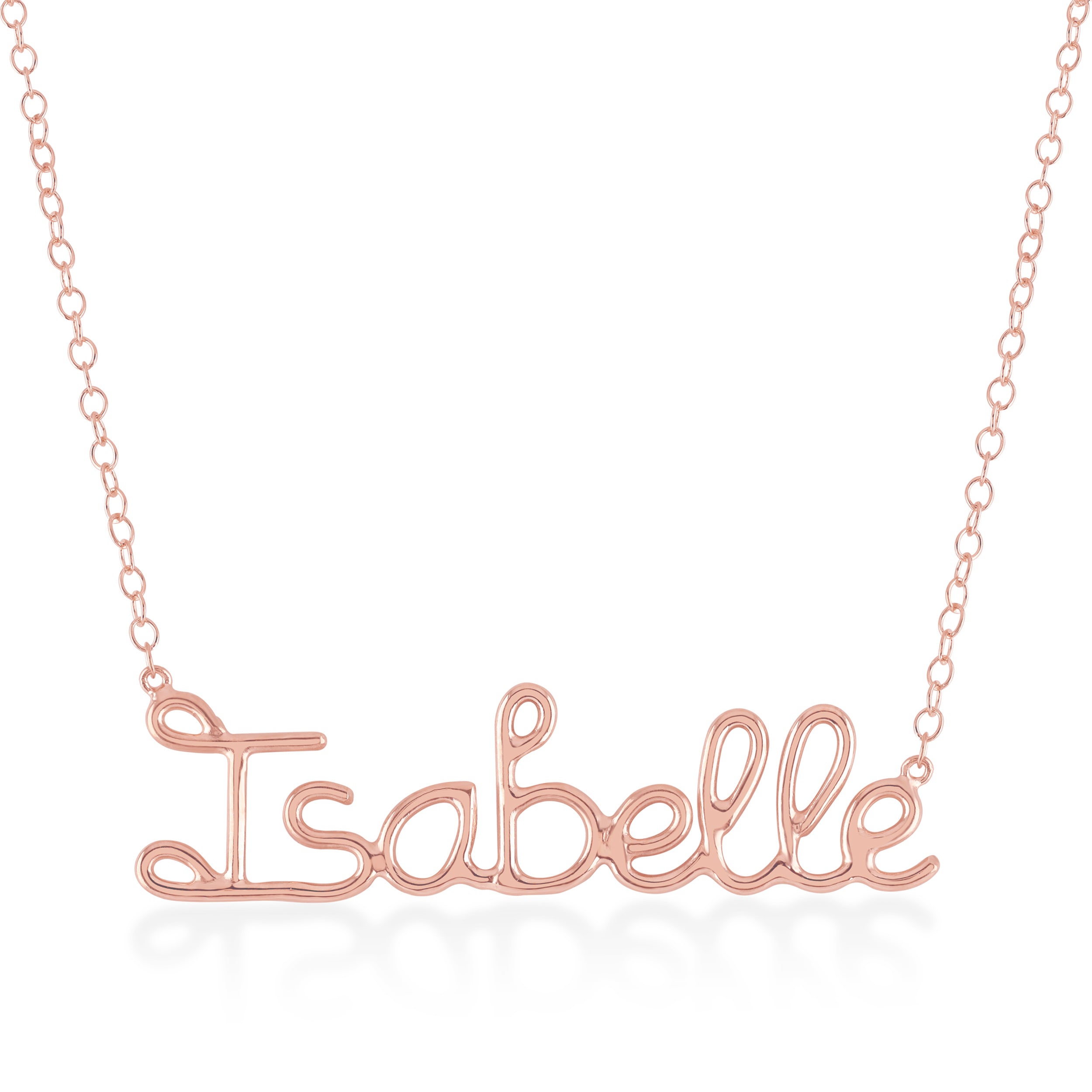 Rose Gold Personalised Necklace