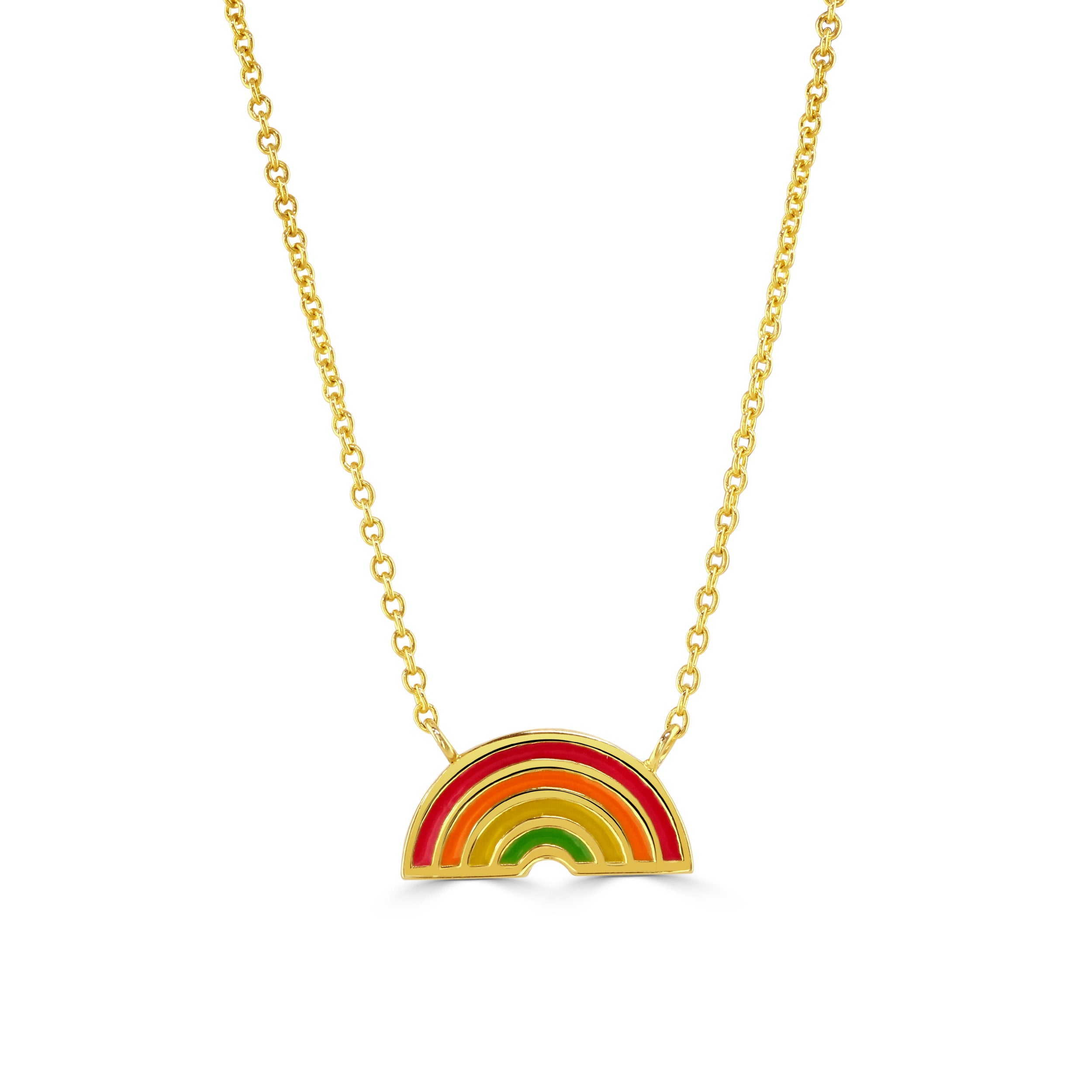 Gold Rainbow Necklace