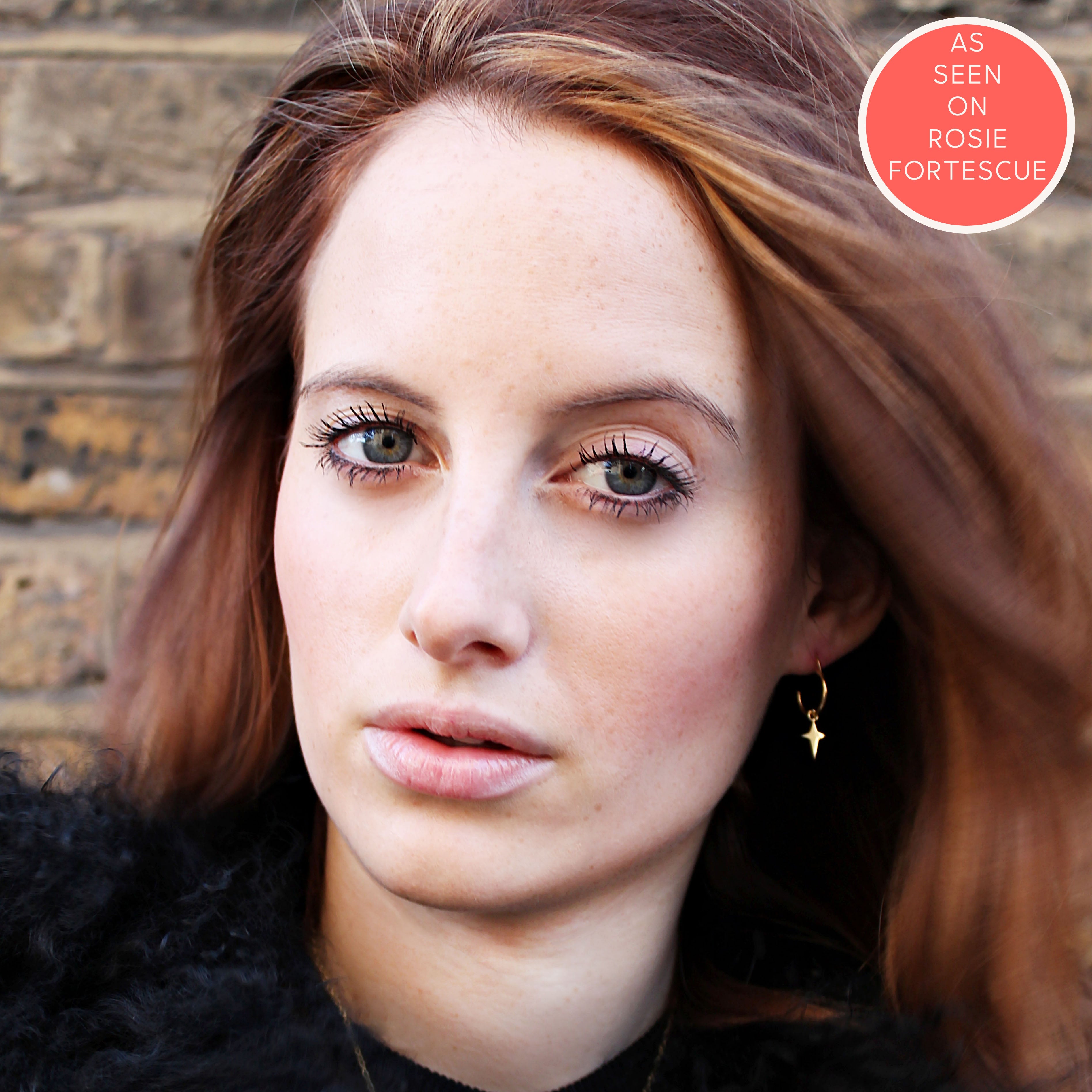 Gold Dreamy Star Hoop Earrings