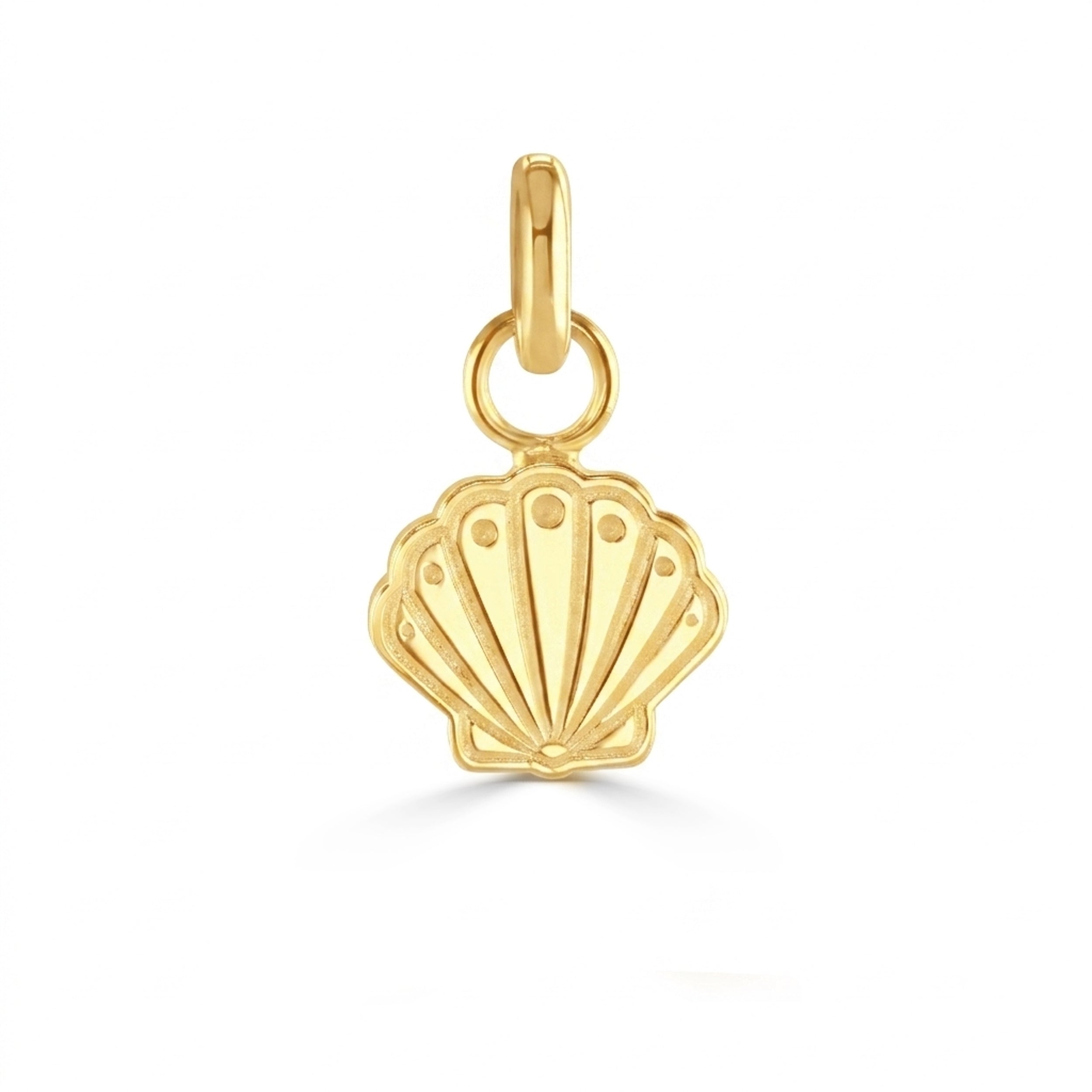 Gold Ocean Seashell Charm