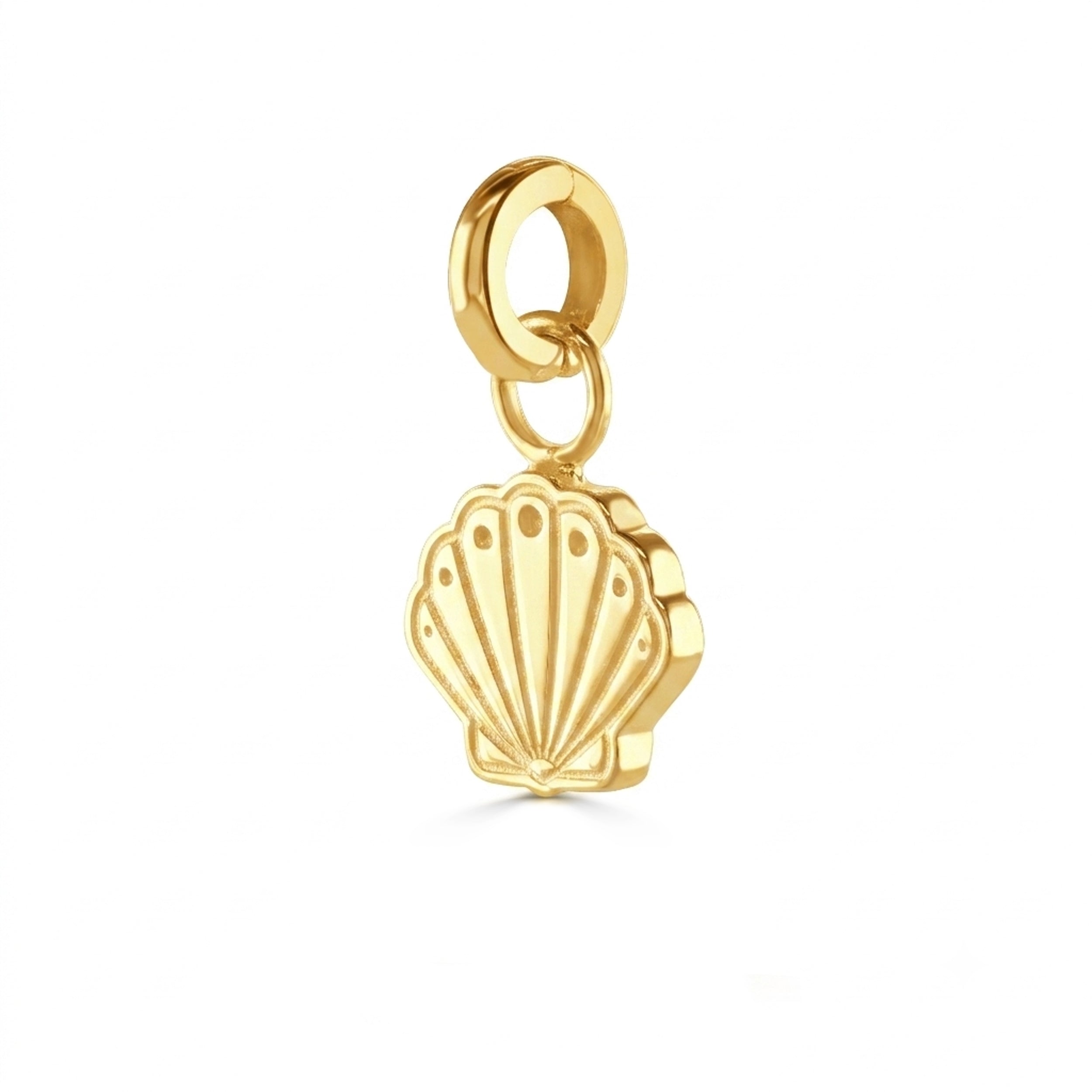Gold Ocean Seashell Charm