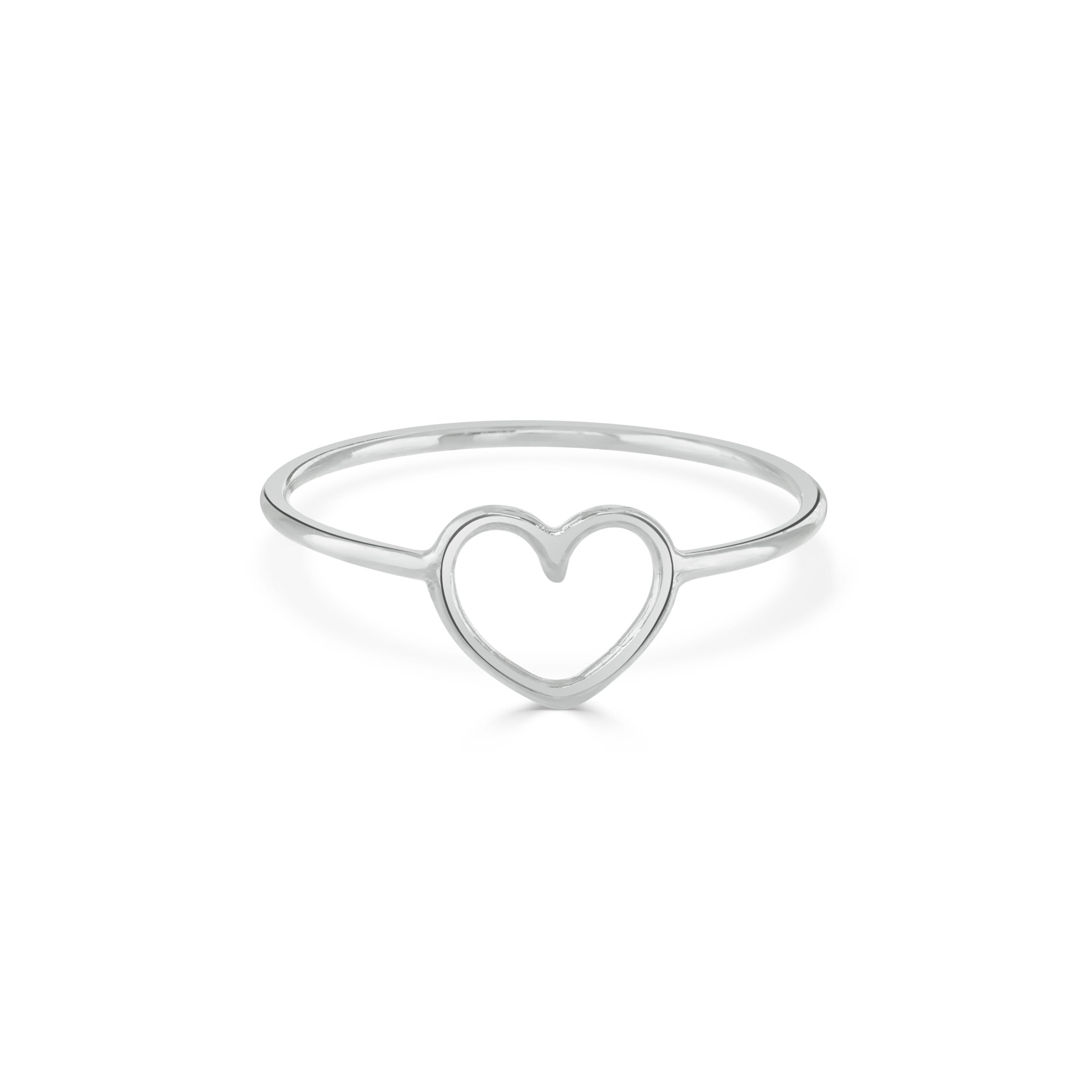 Silver Heart Ring