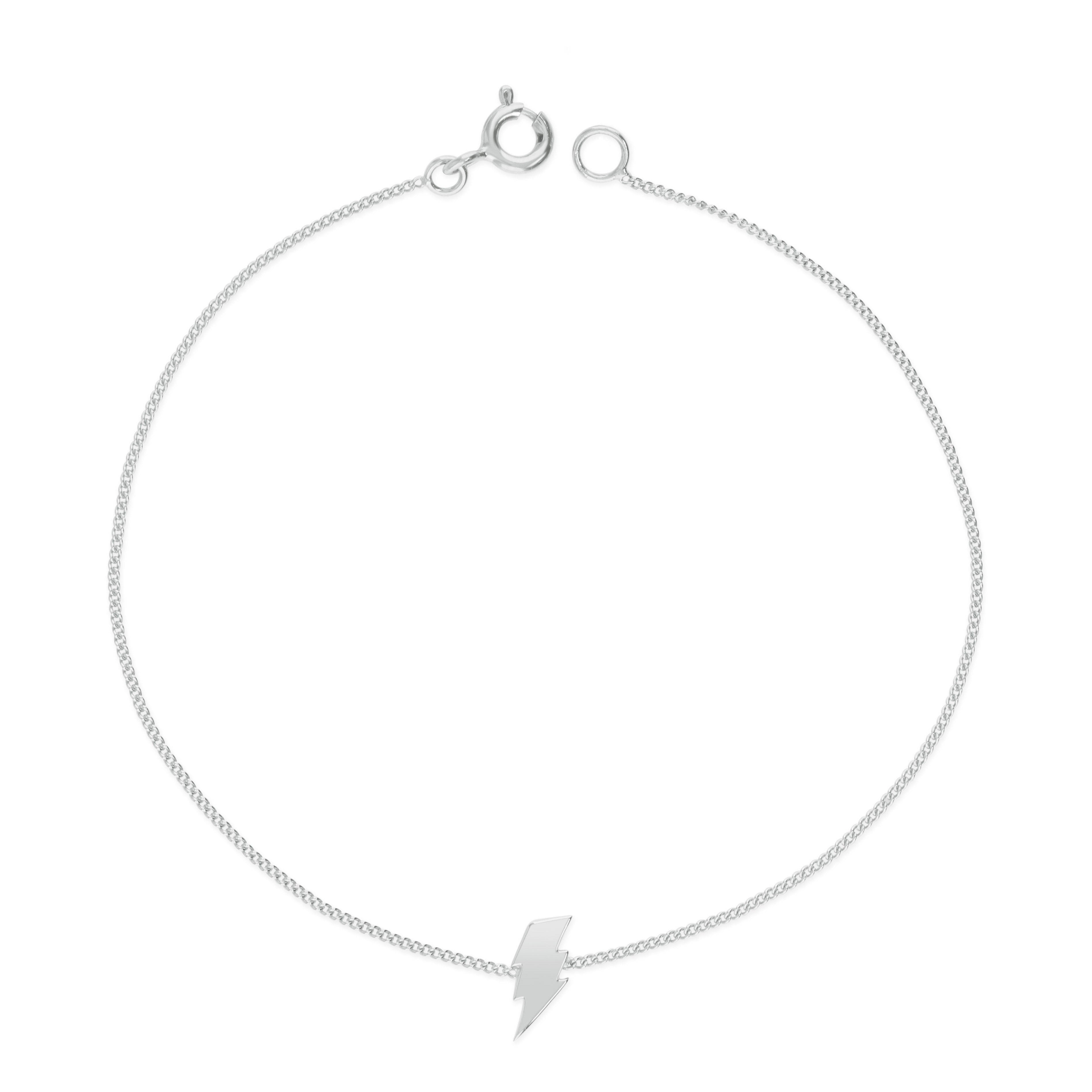 Silver Lightning Bracelet