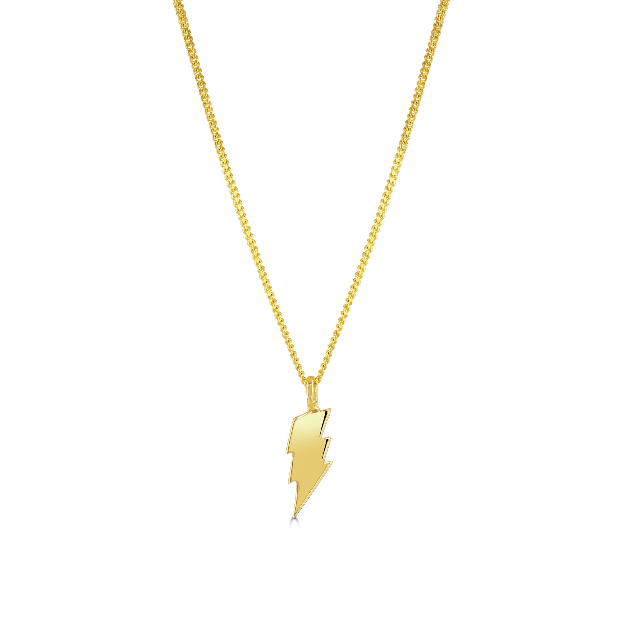 Gold Lightning Necklace