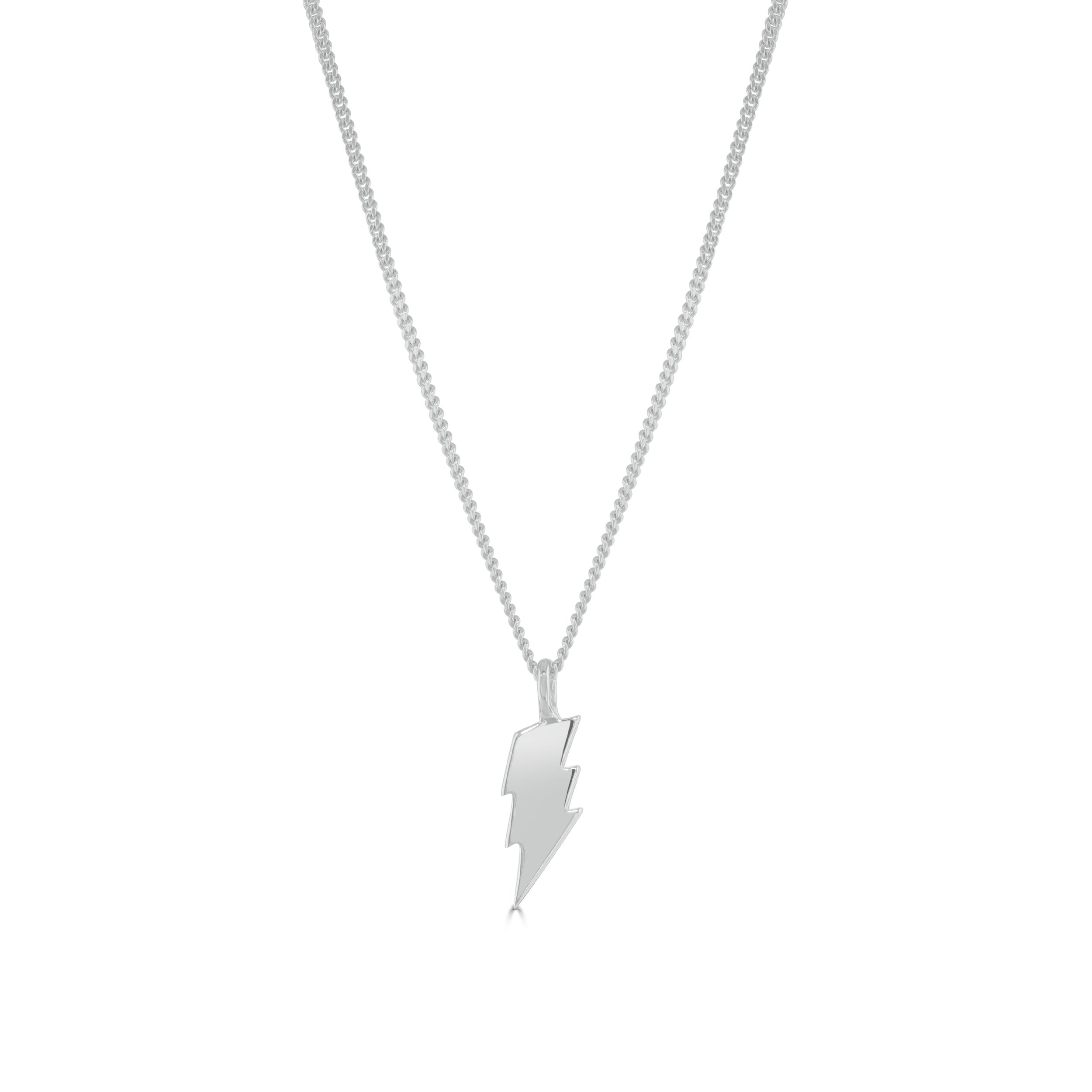 Silver Lightning Necklace
