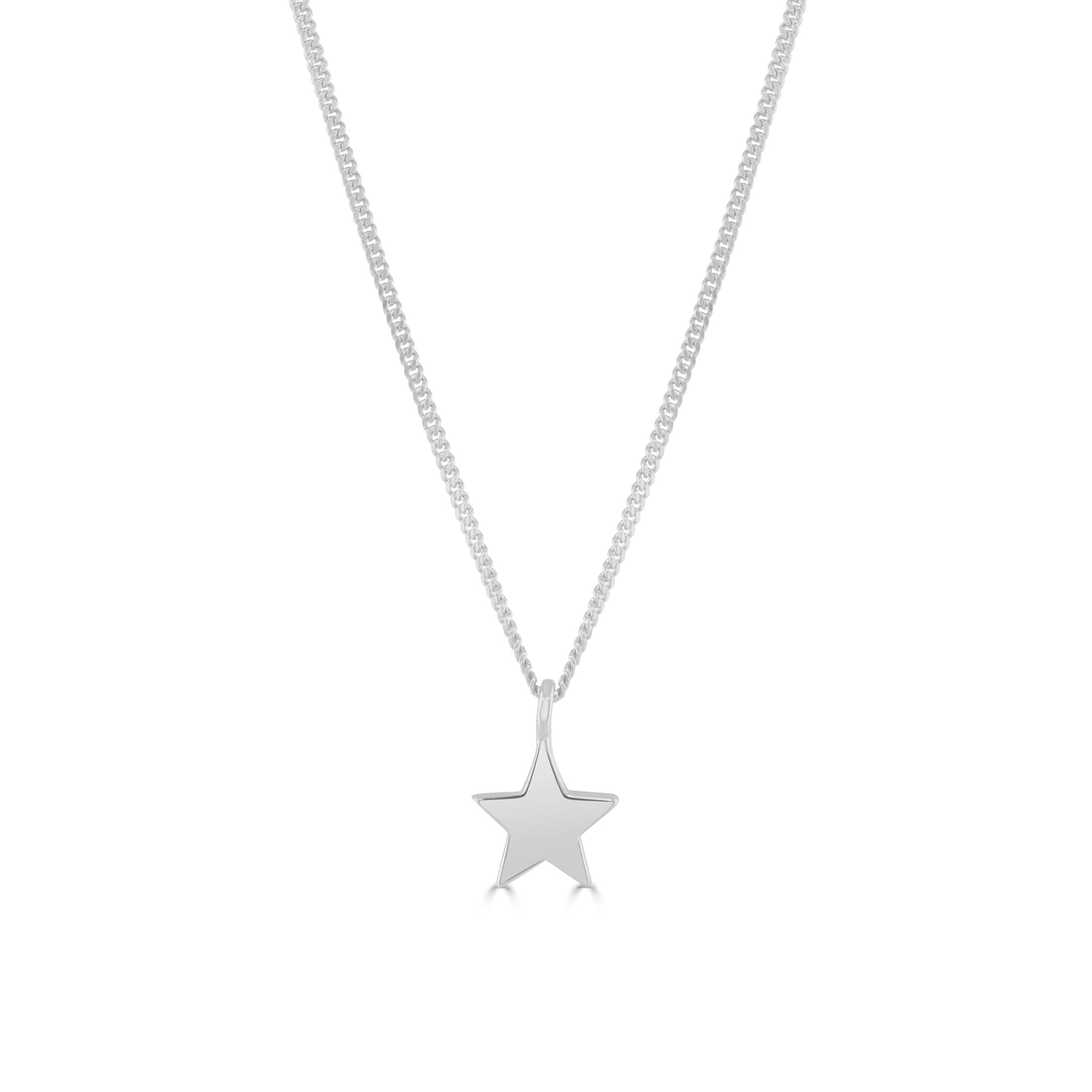 Silver Star Necklace