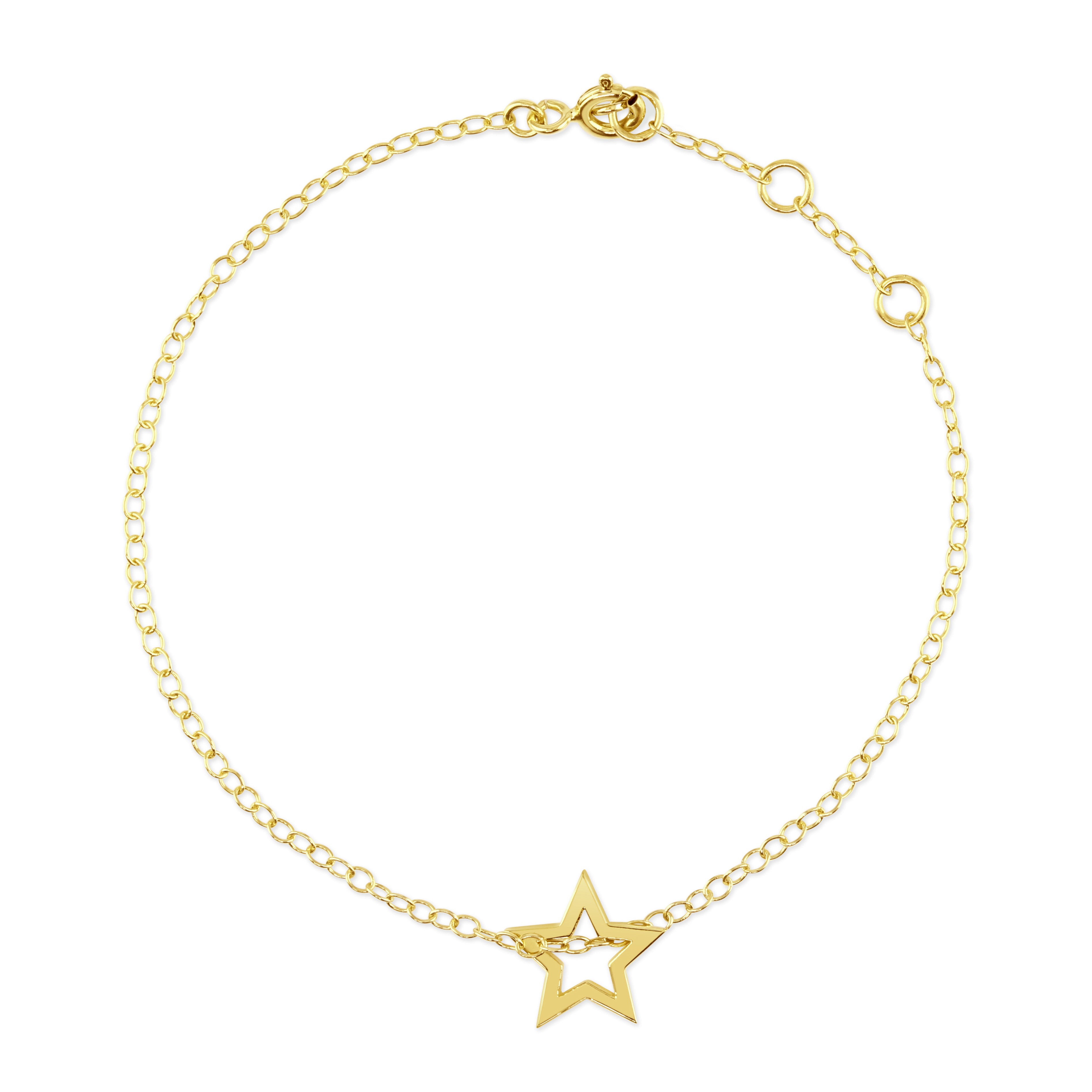 Gold Star Bracelet