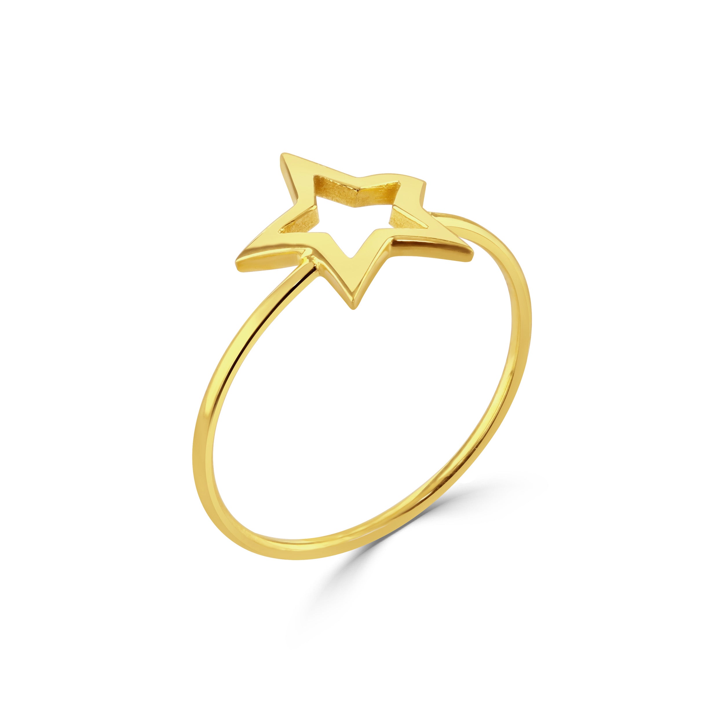 Gold Star Ring