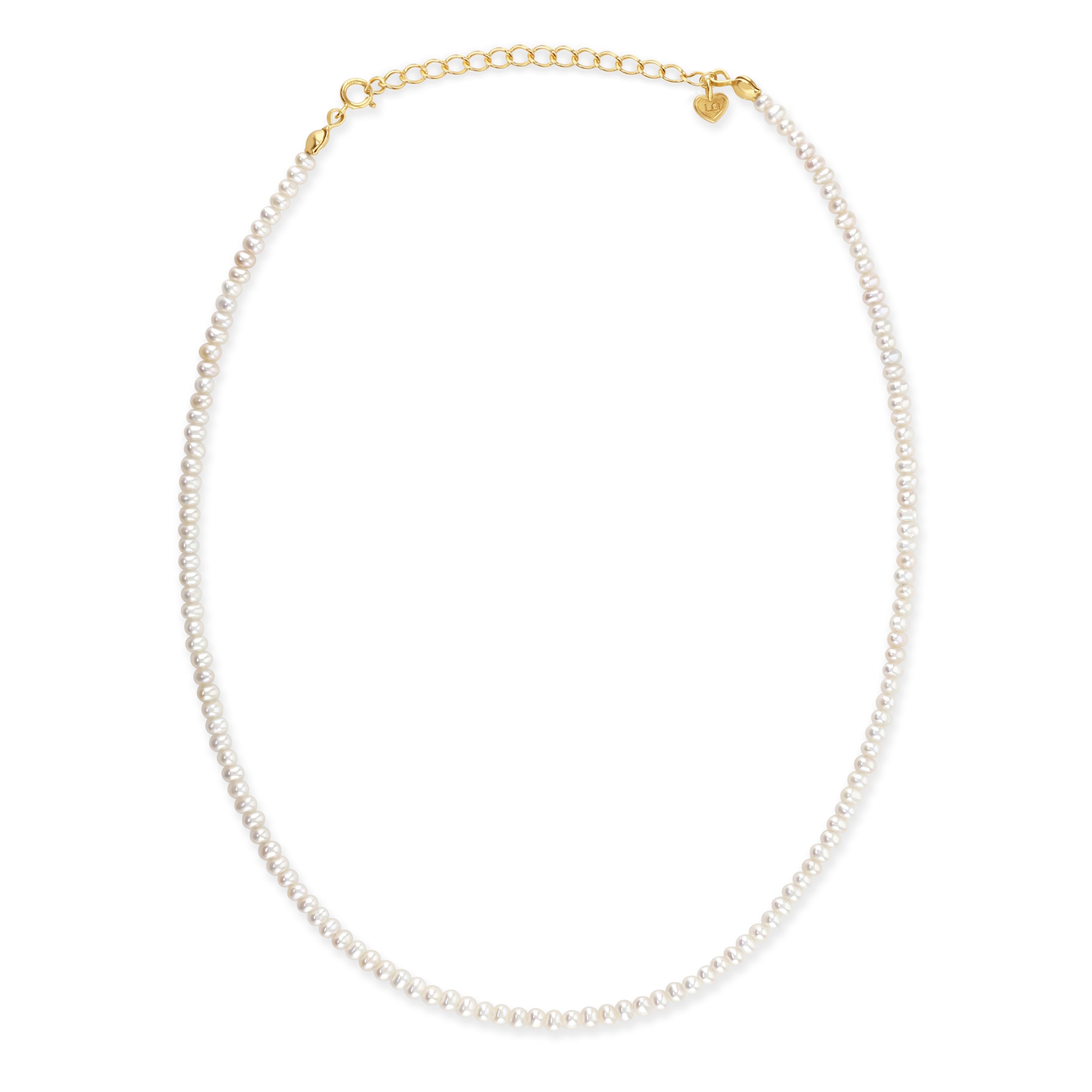 Seed pearl necklace
