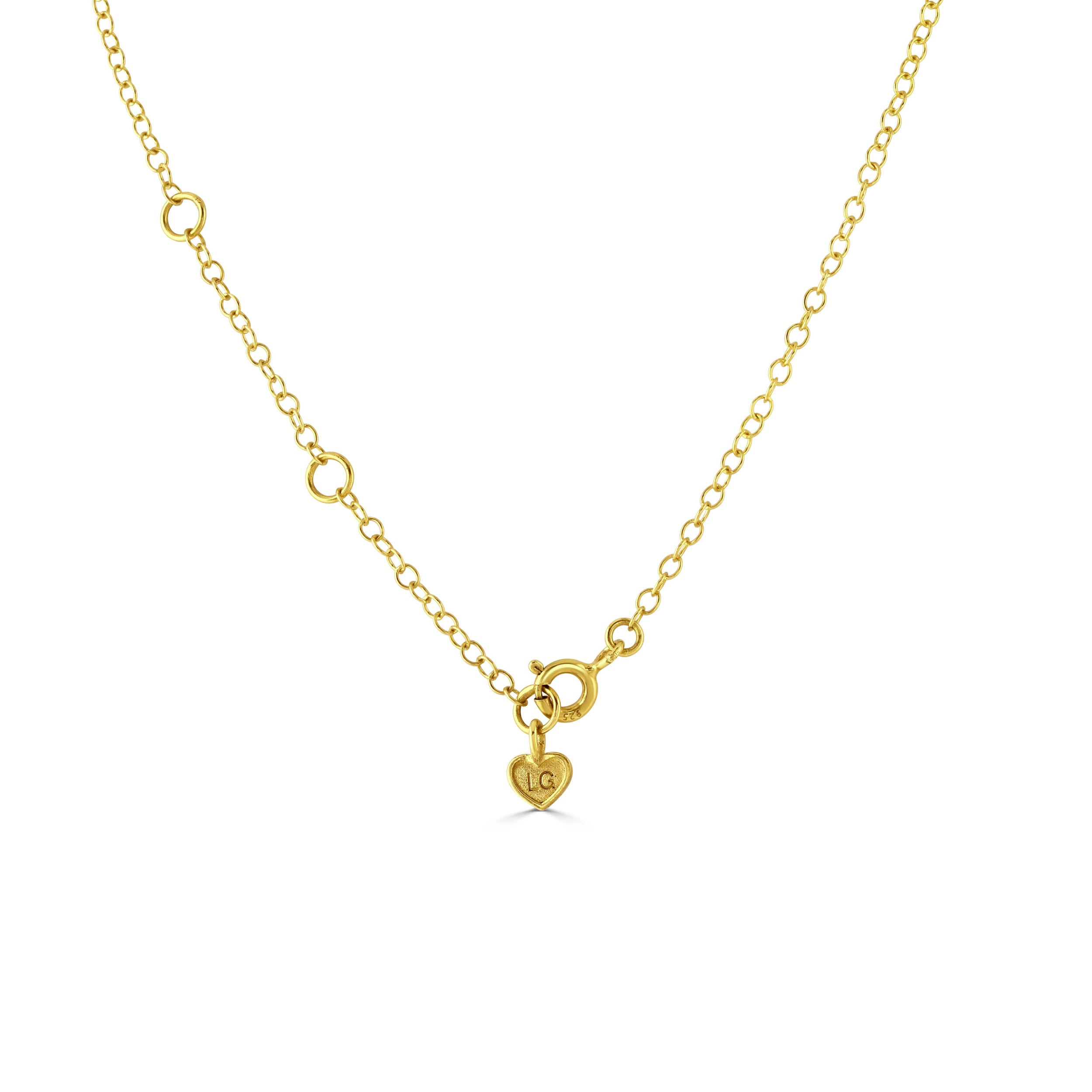 Gold Happy Face Necklace