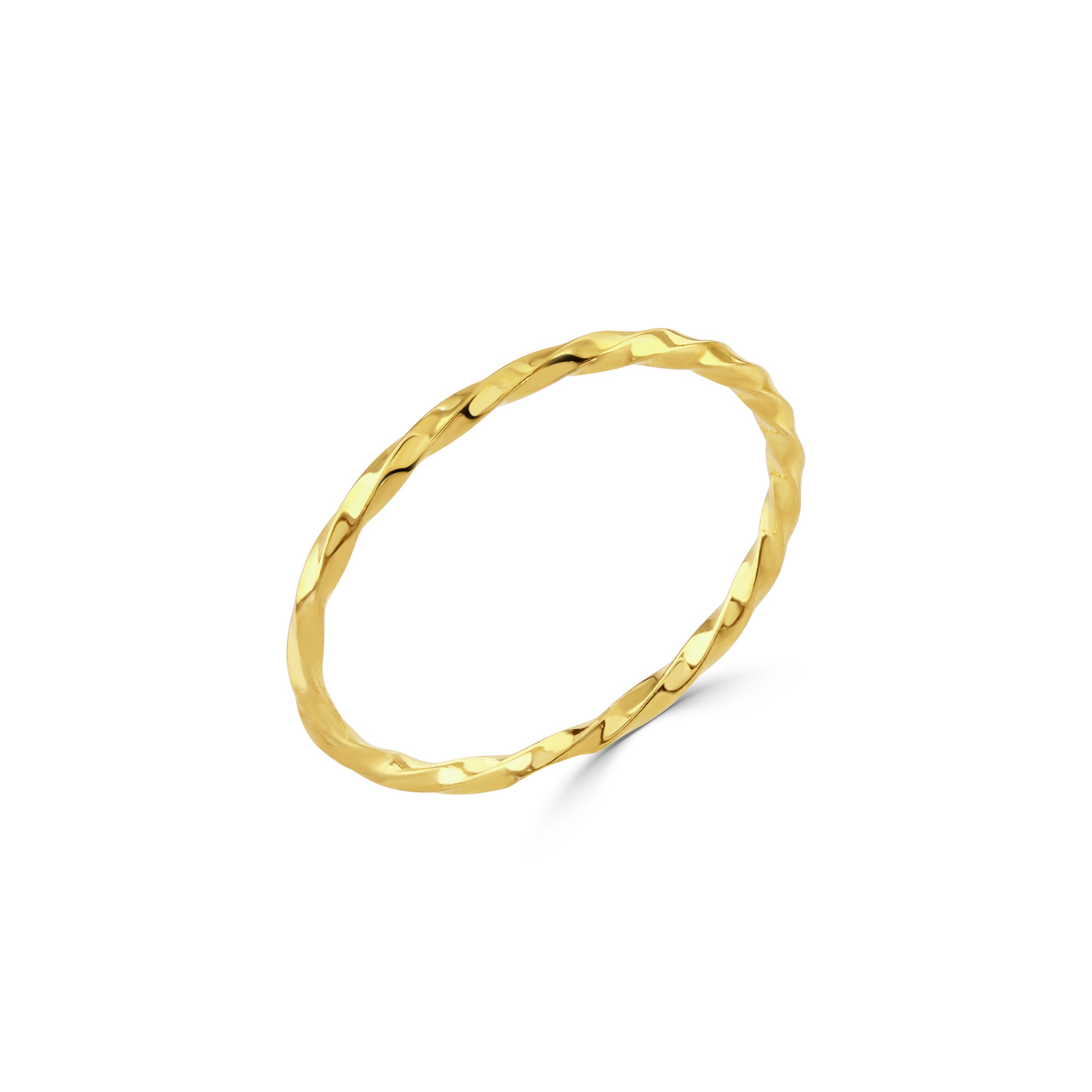 Gold Twist Ring