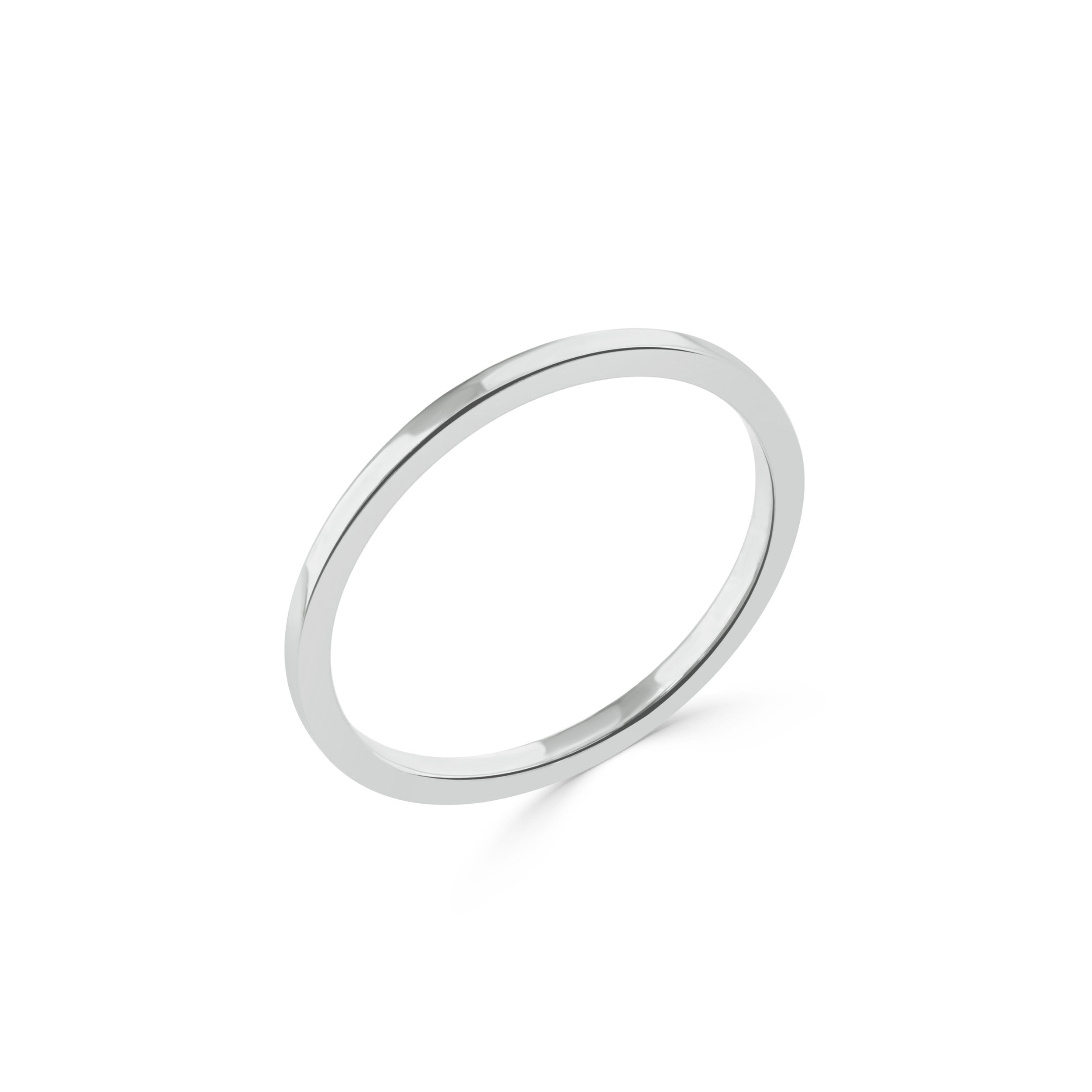 Silver Flat Ring