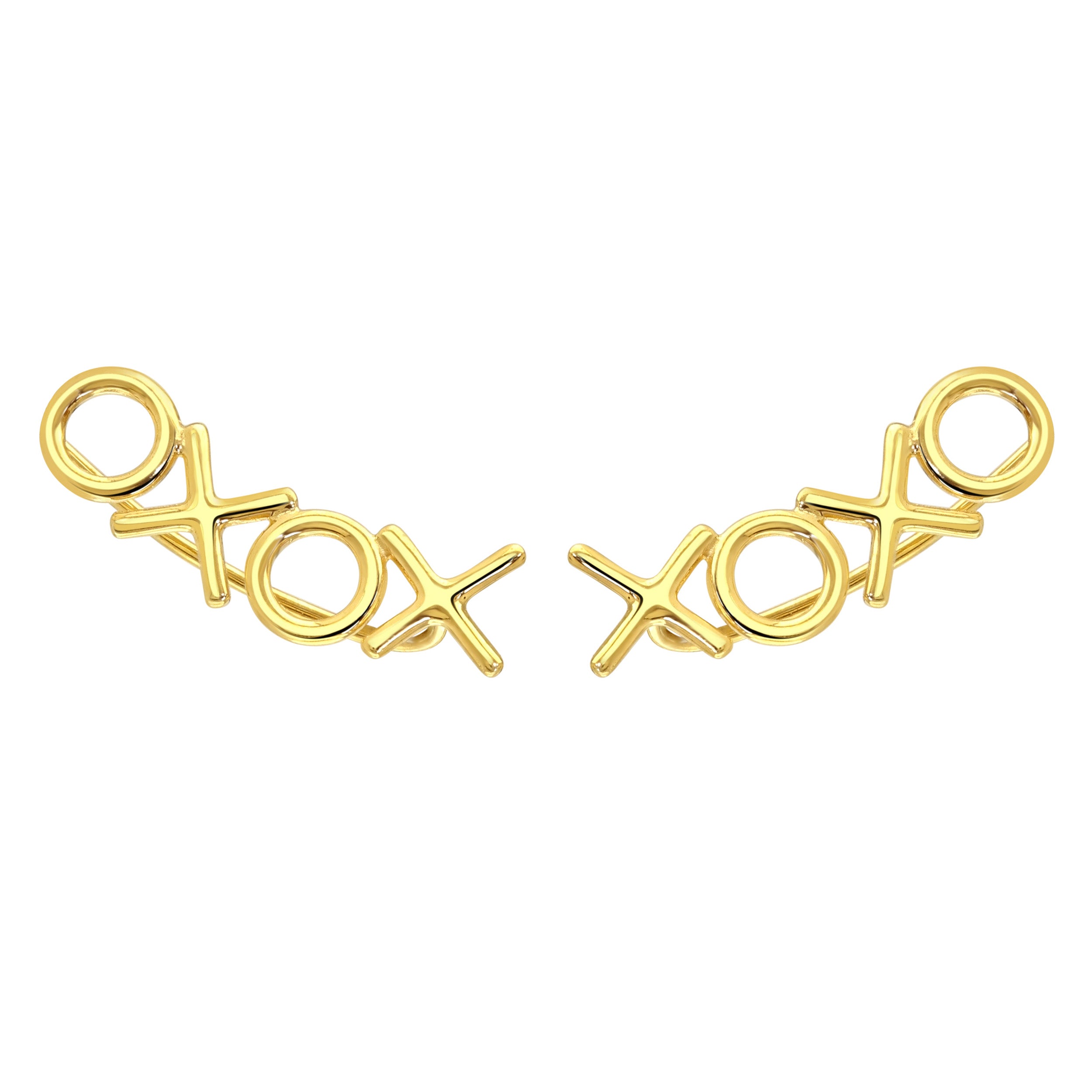 Gold XOXO Ear Climber