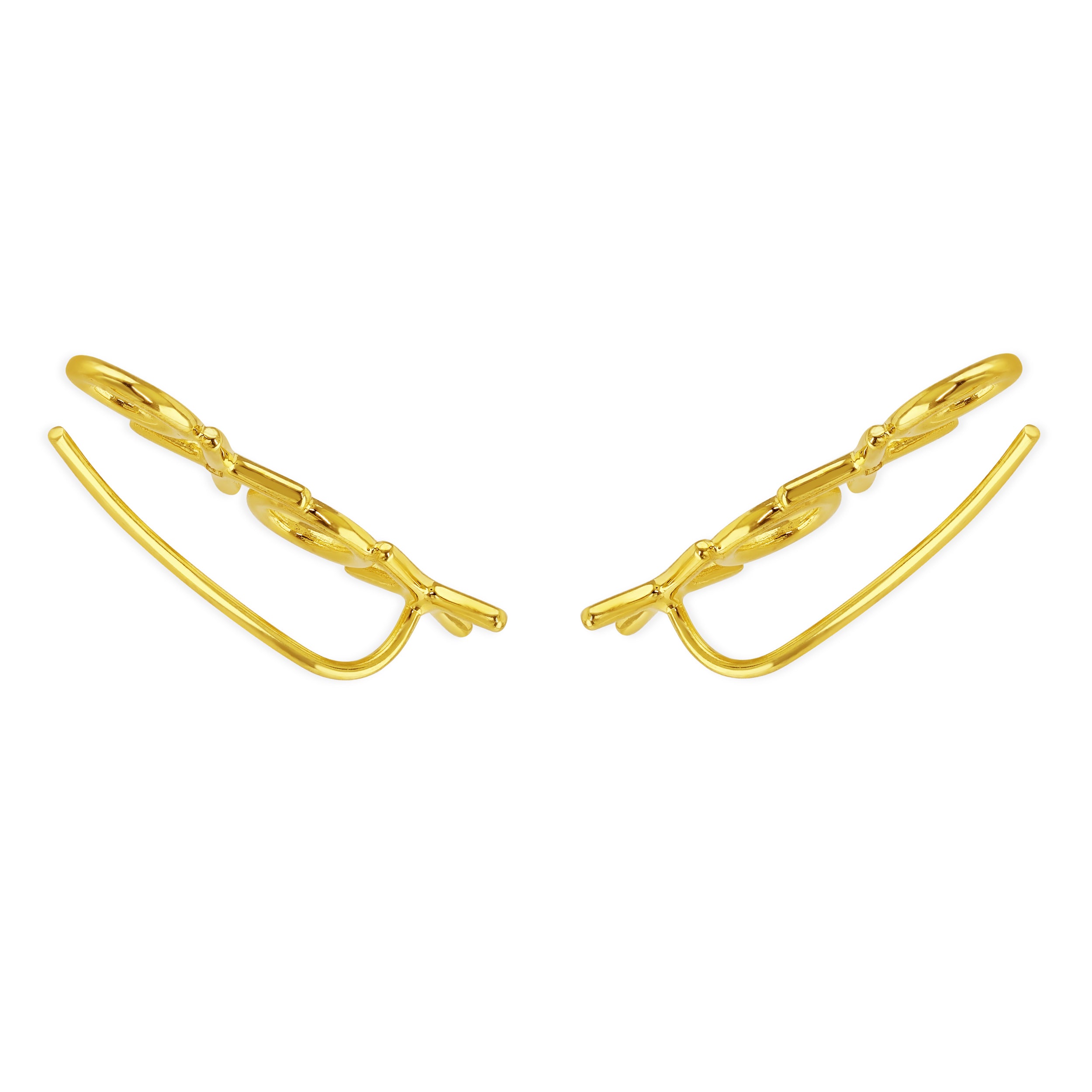 Gold XOXO Ear Climber