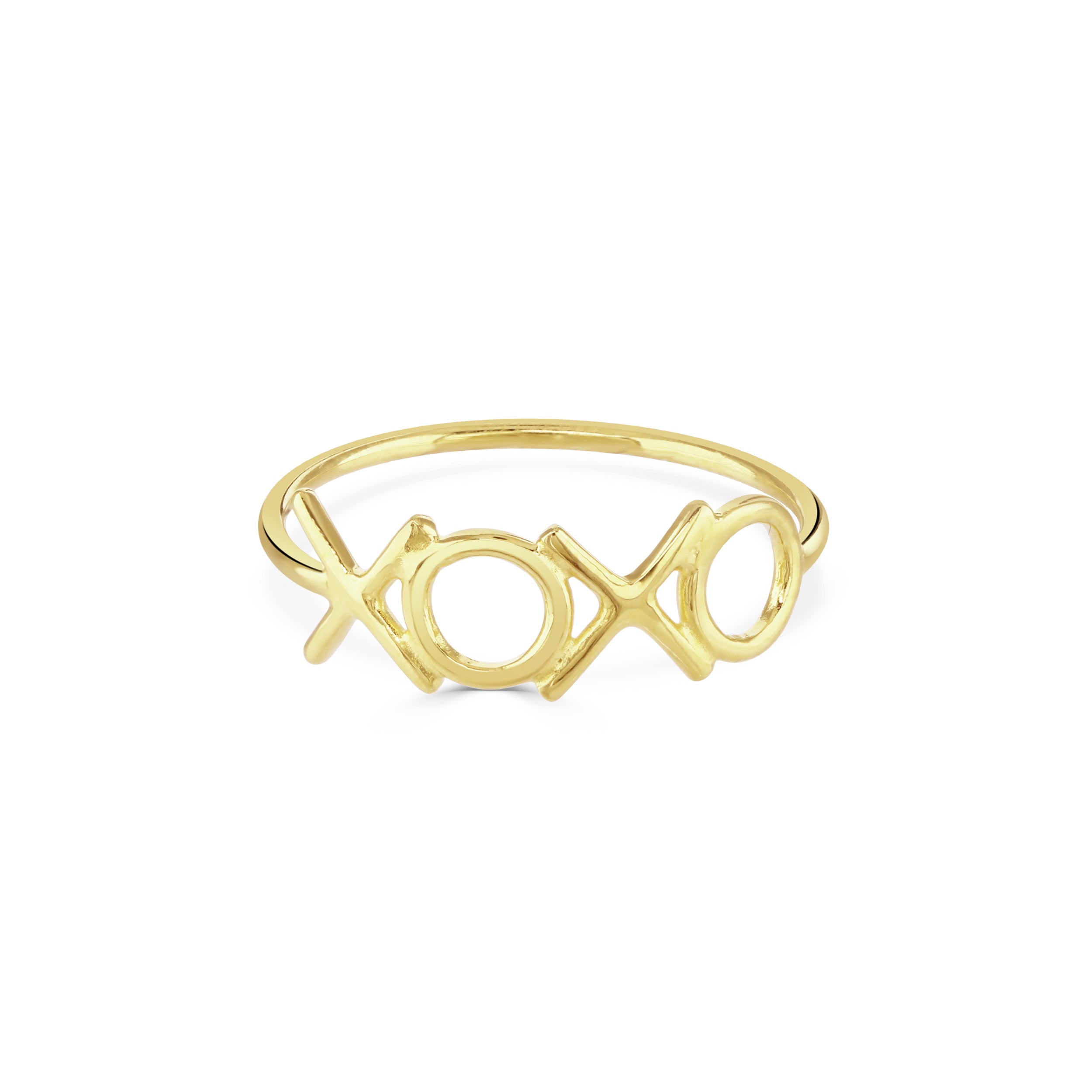 Yellow Gold XOXO Ring