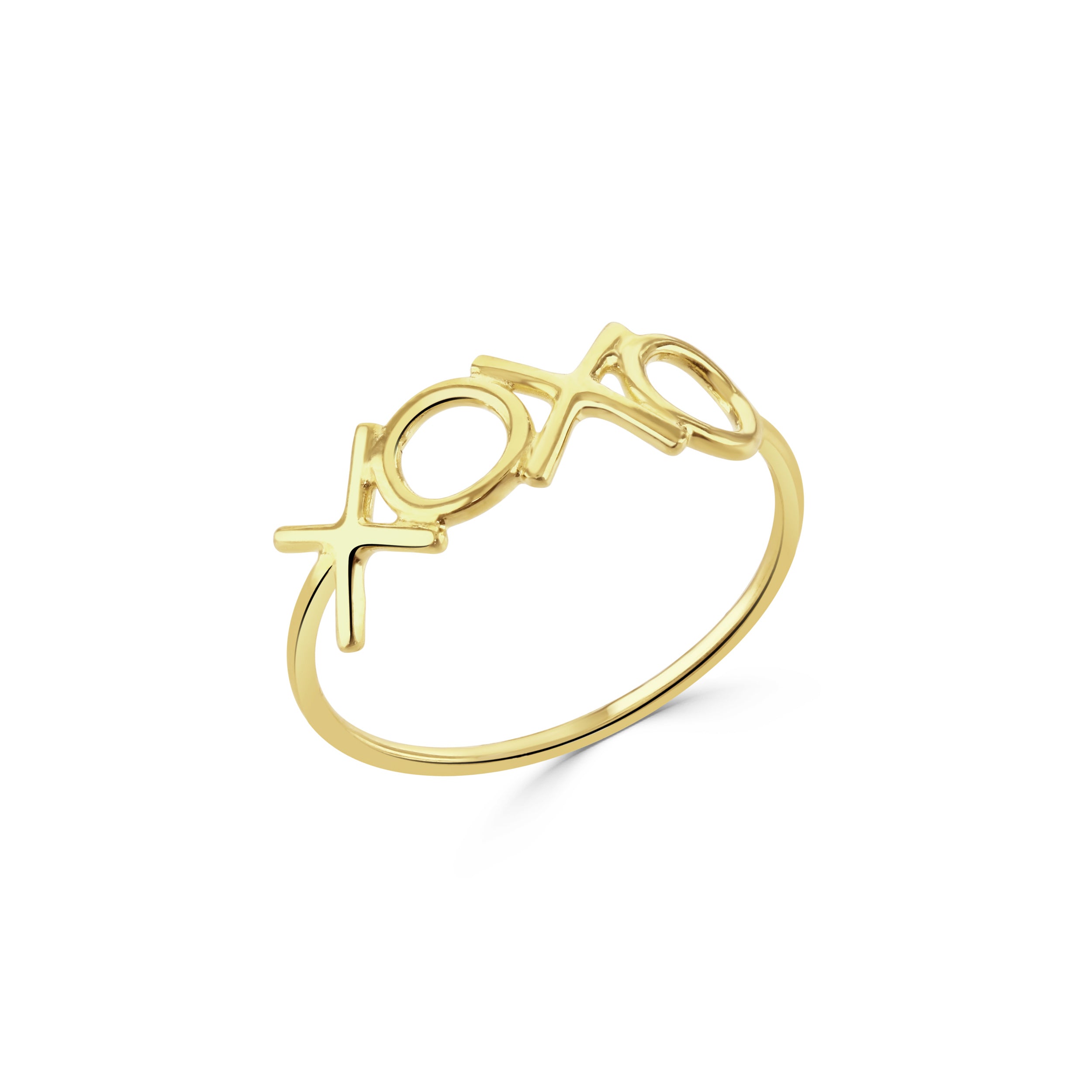 Yellow Gold XOXO Ring