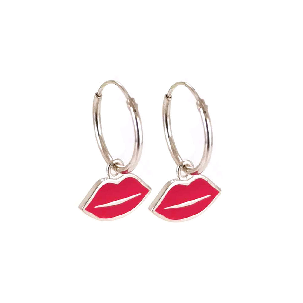 Femme Bisous Hoop Earrings