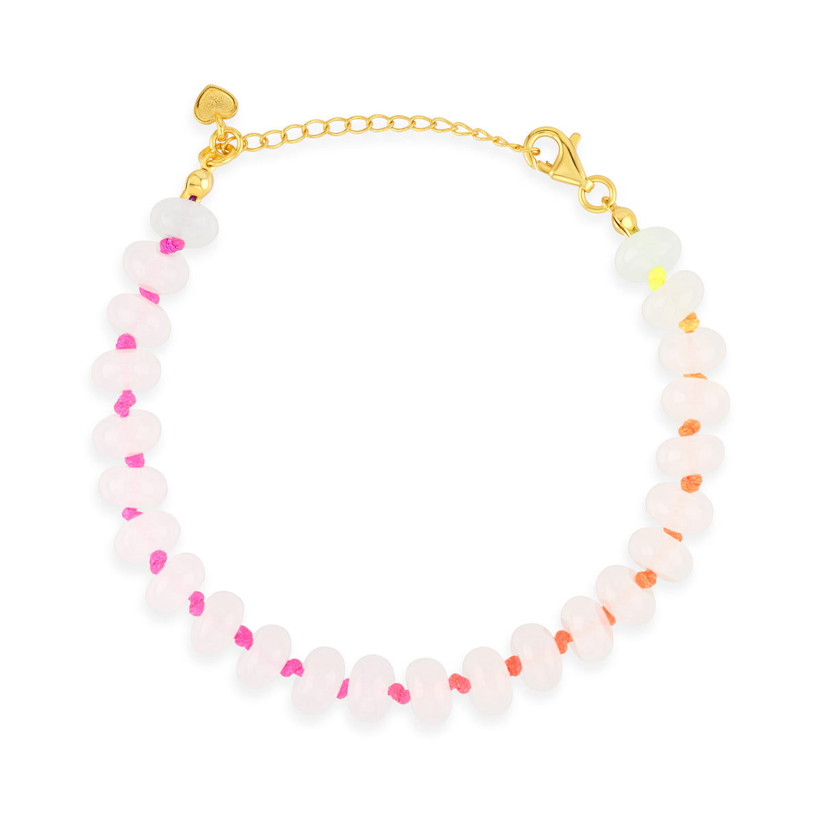 Gold Colour Pop Aurora Beaded Bracelet