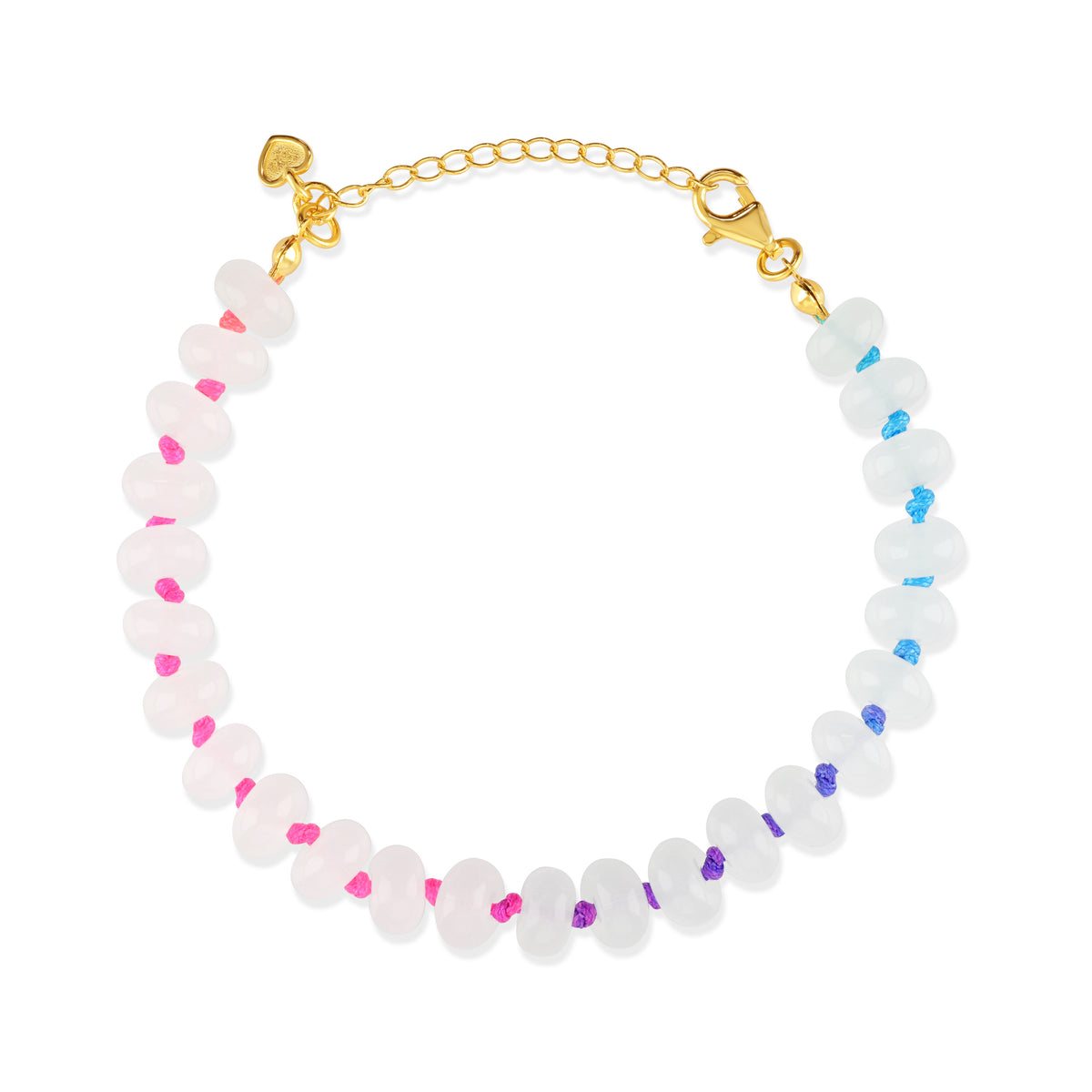 Gold Colour Pop Aurora Beaded Bracelet