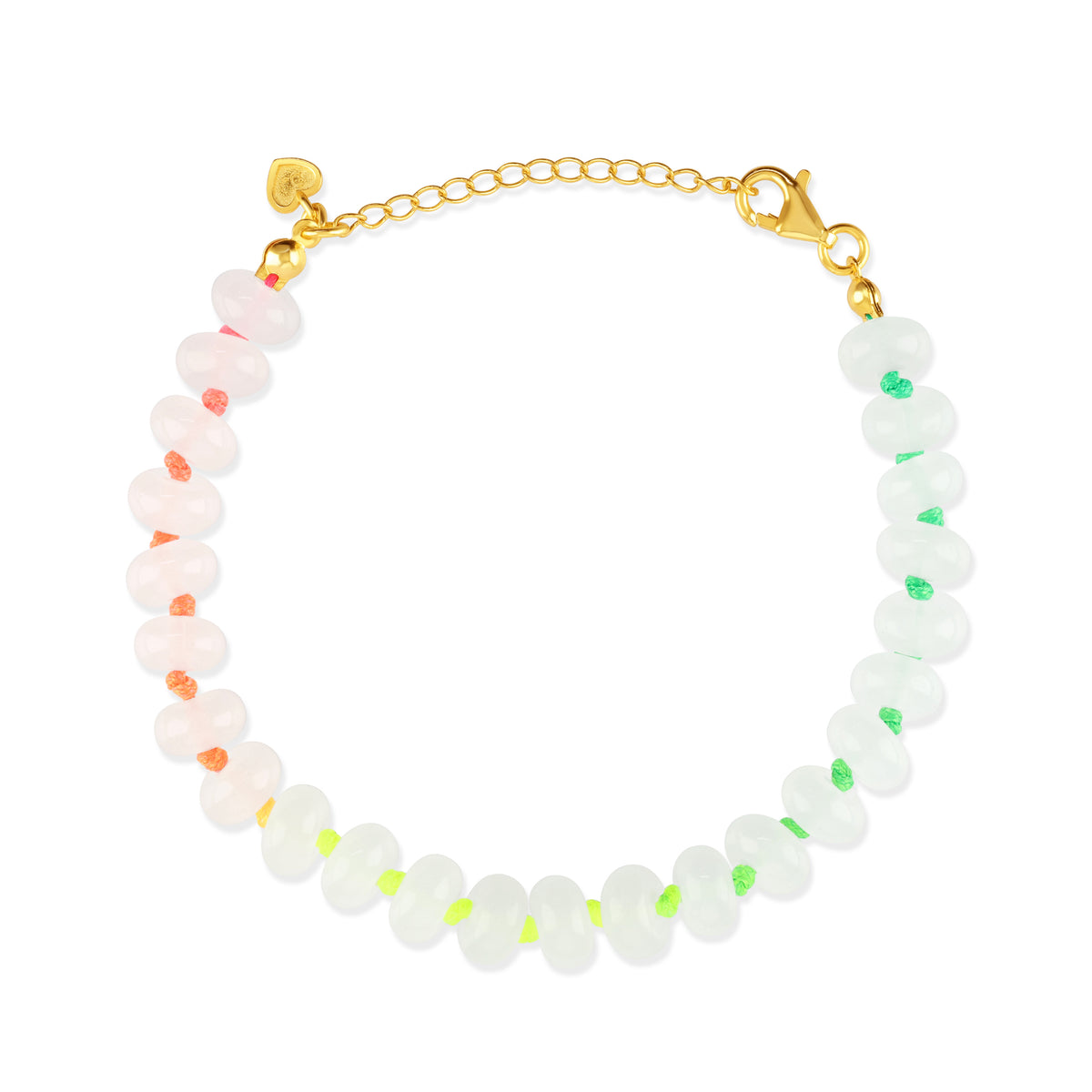 Gold Colour Pop Aurora Beaded Bracelet