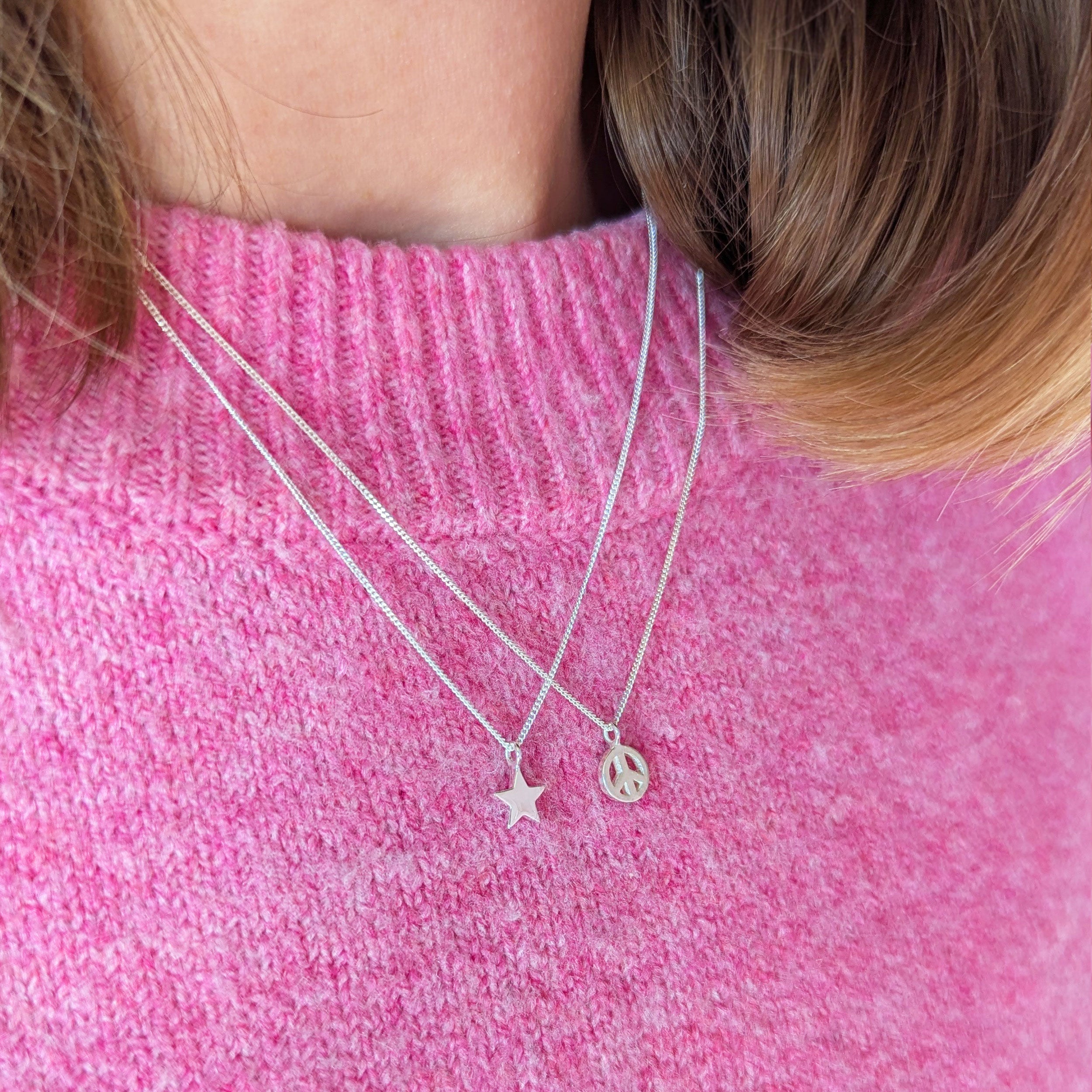 Silver Dainty Star Necklace