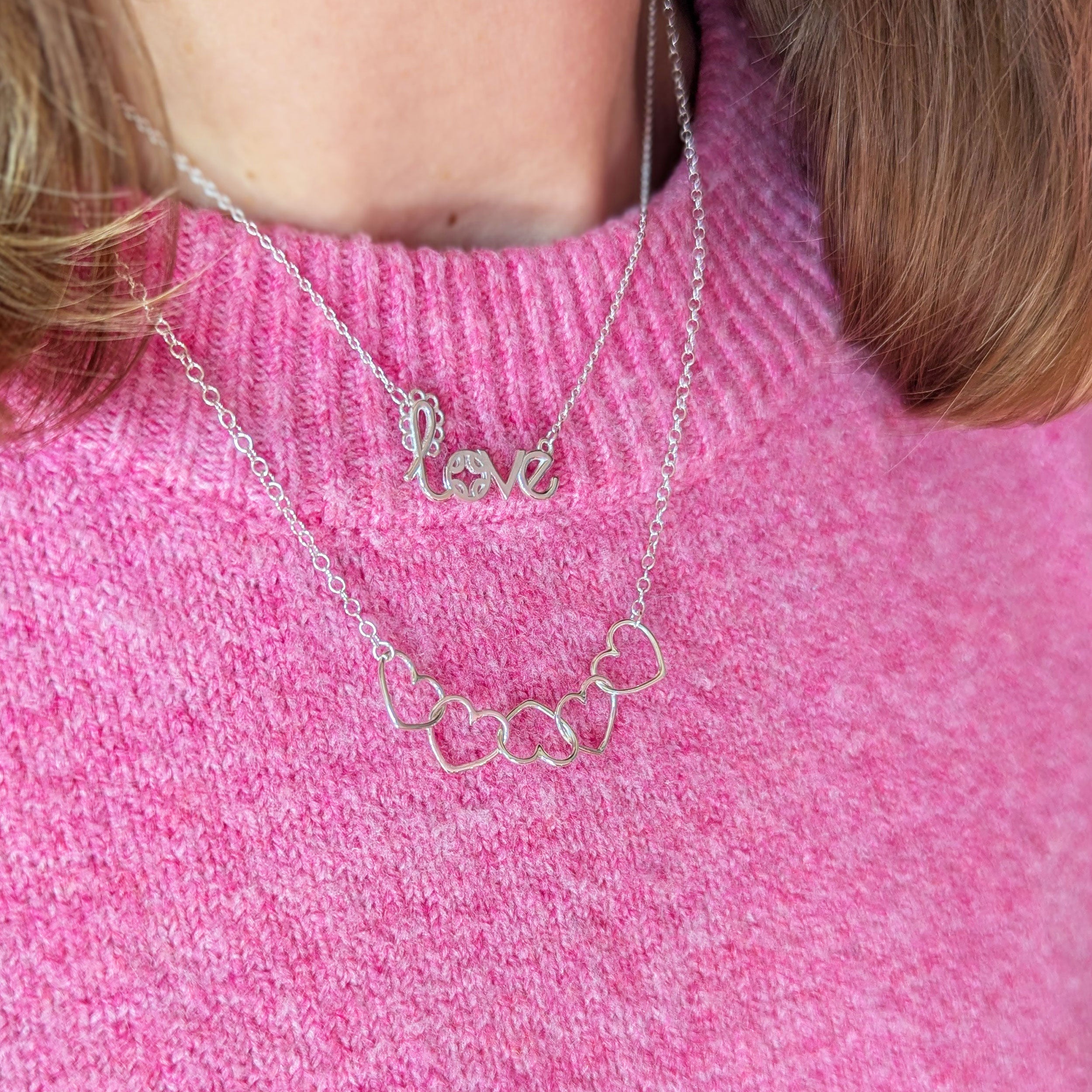 Silver Femme Love Necklace