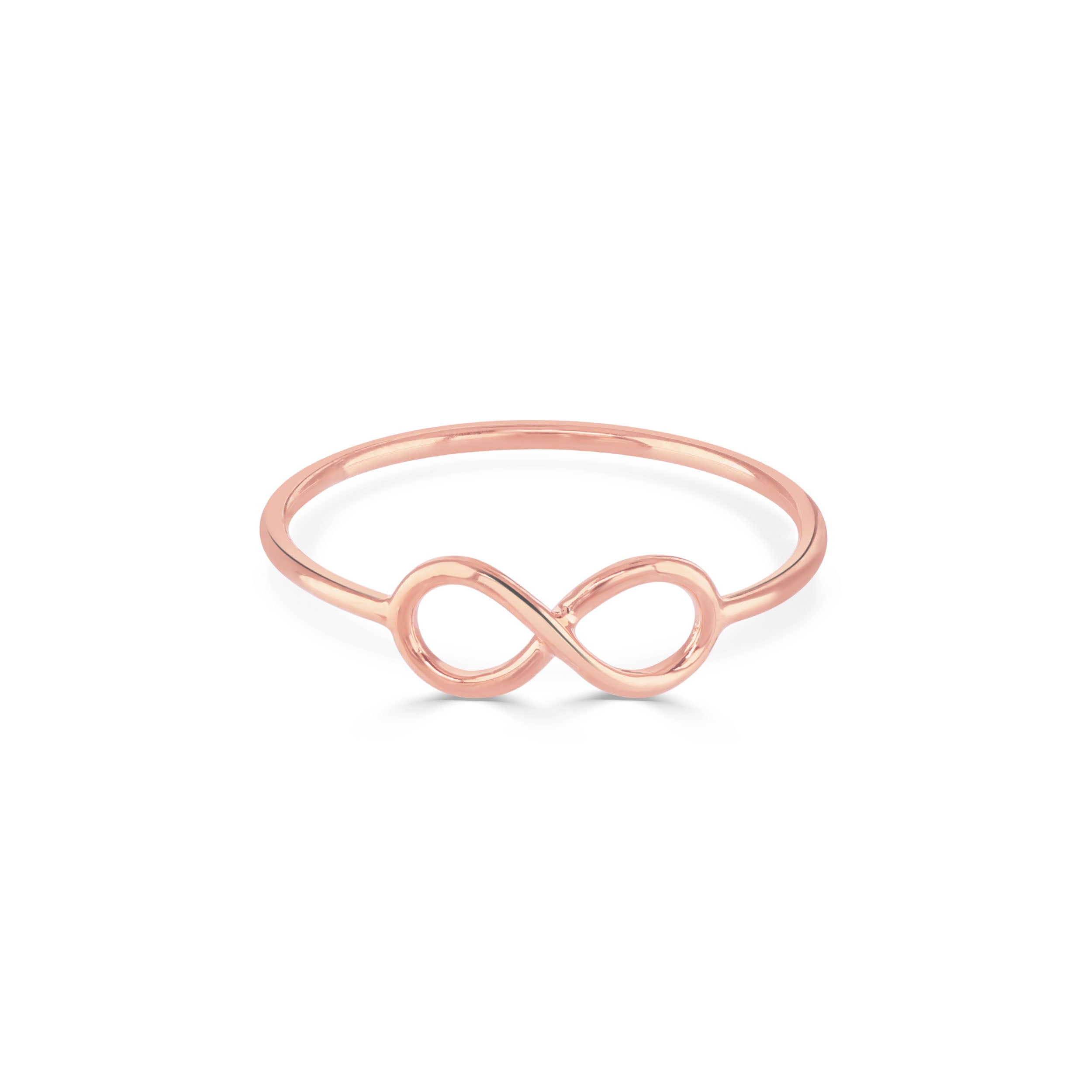 Rose Gold Infinity Ring