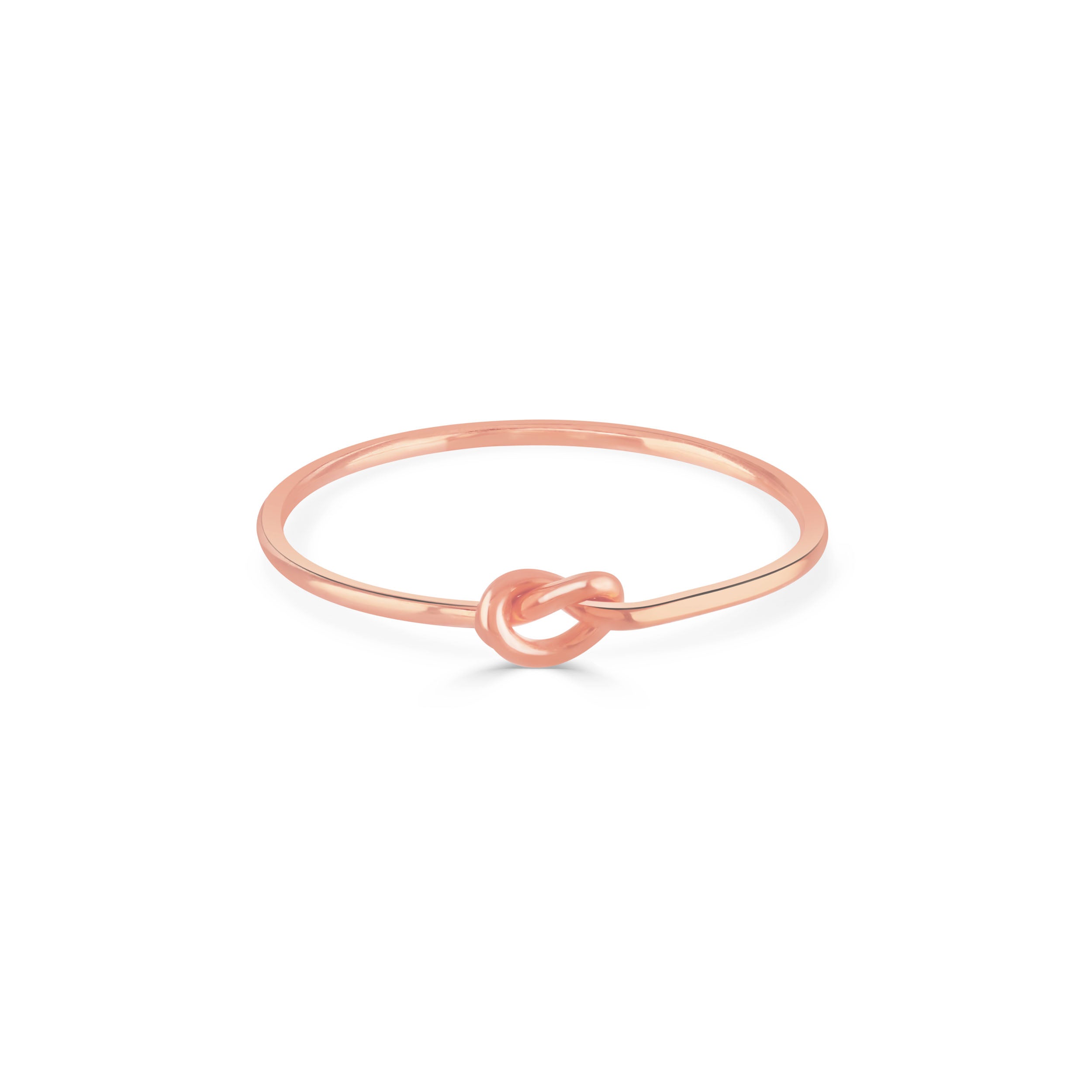  Rose Gold Knot Ring