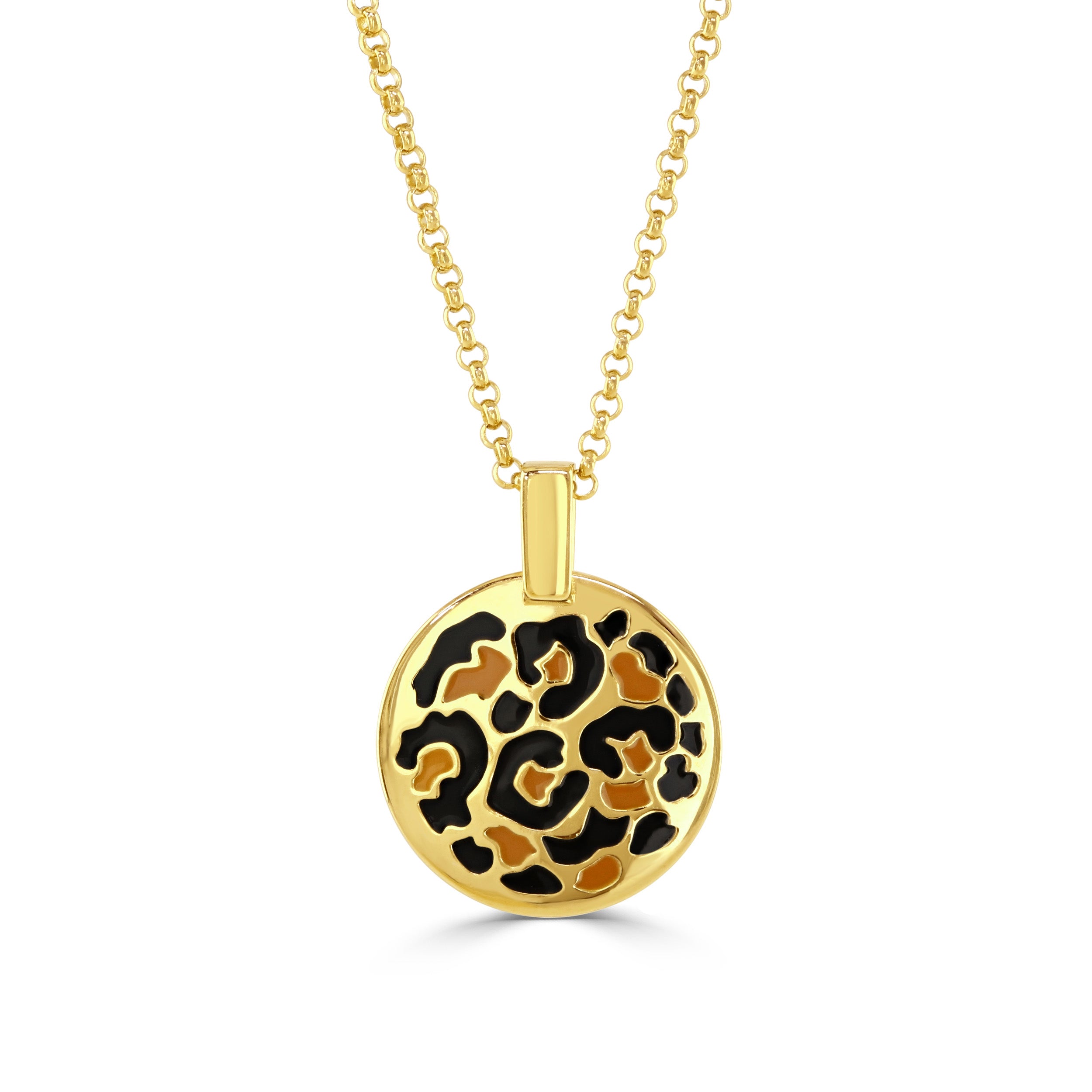 Gold Rachel Stevens Leopard Necklace