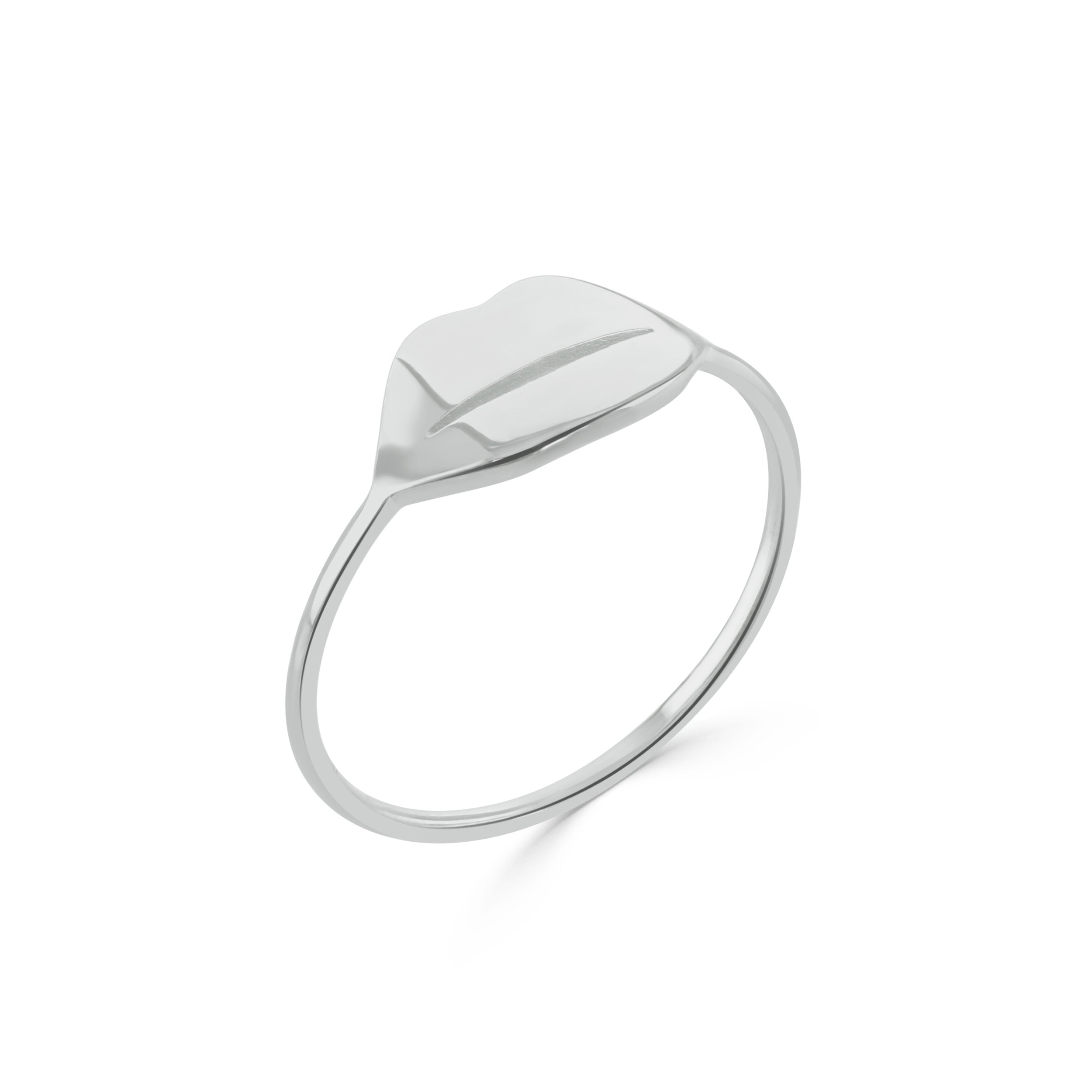 Silver Lips Ring